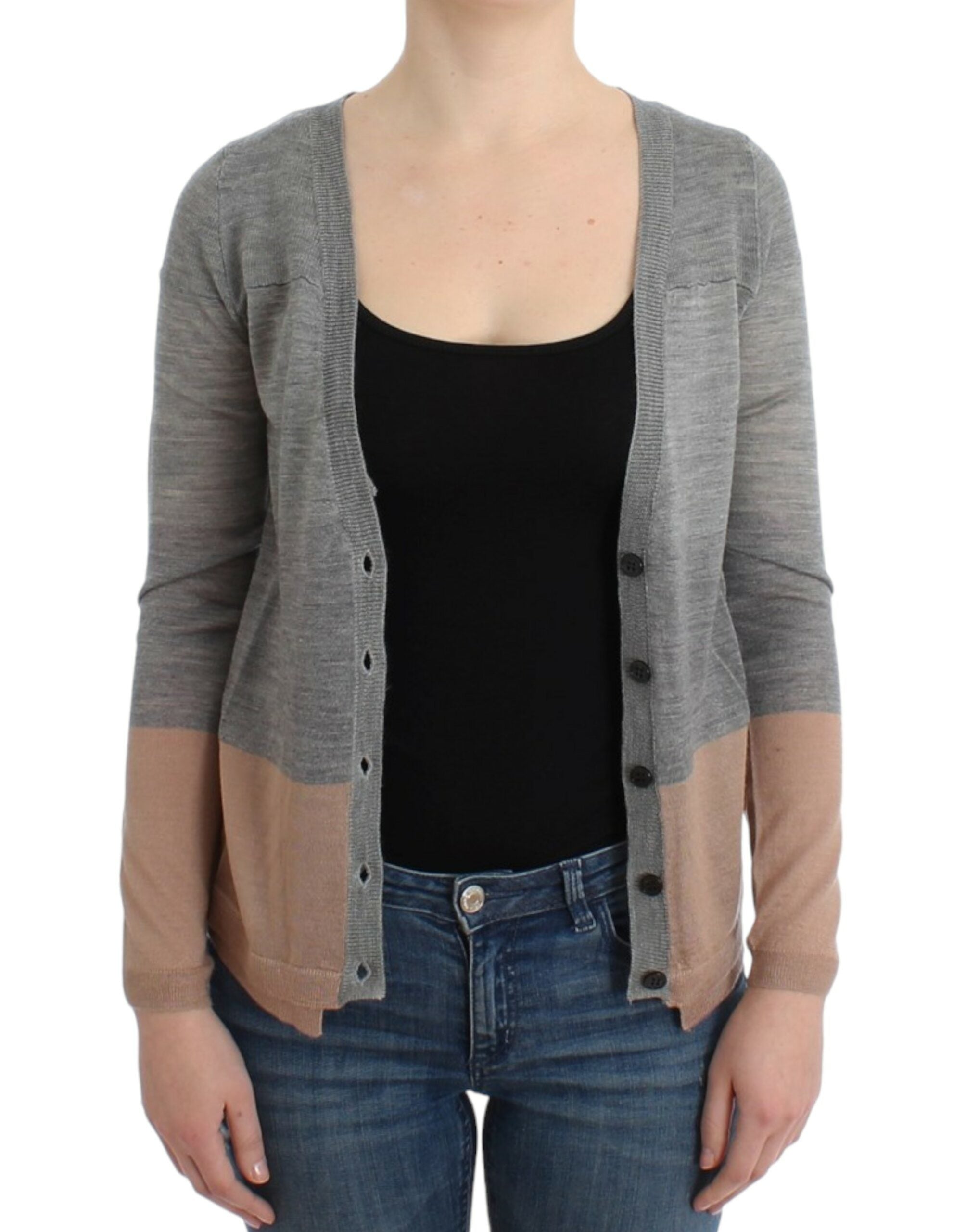 Costume National Gray lightweight Women's cardigan
