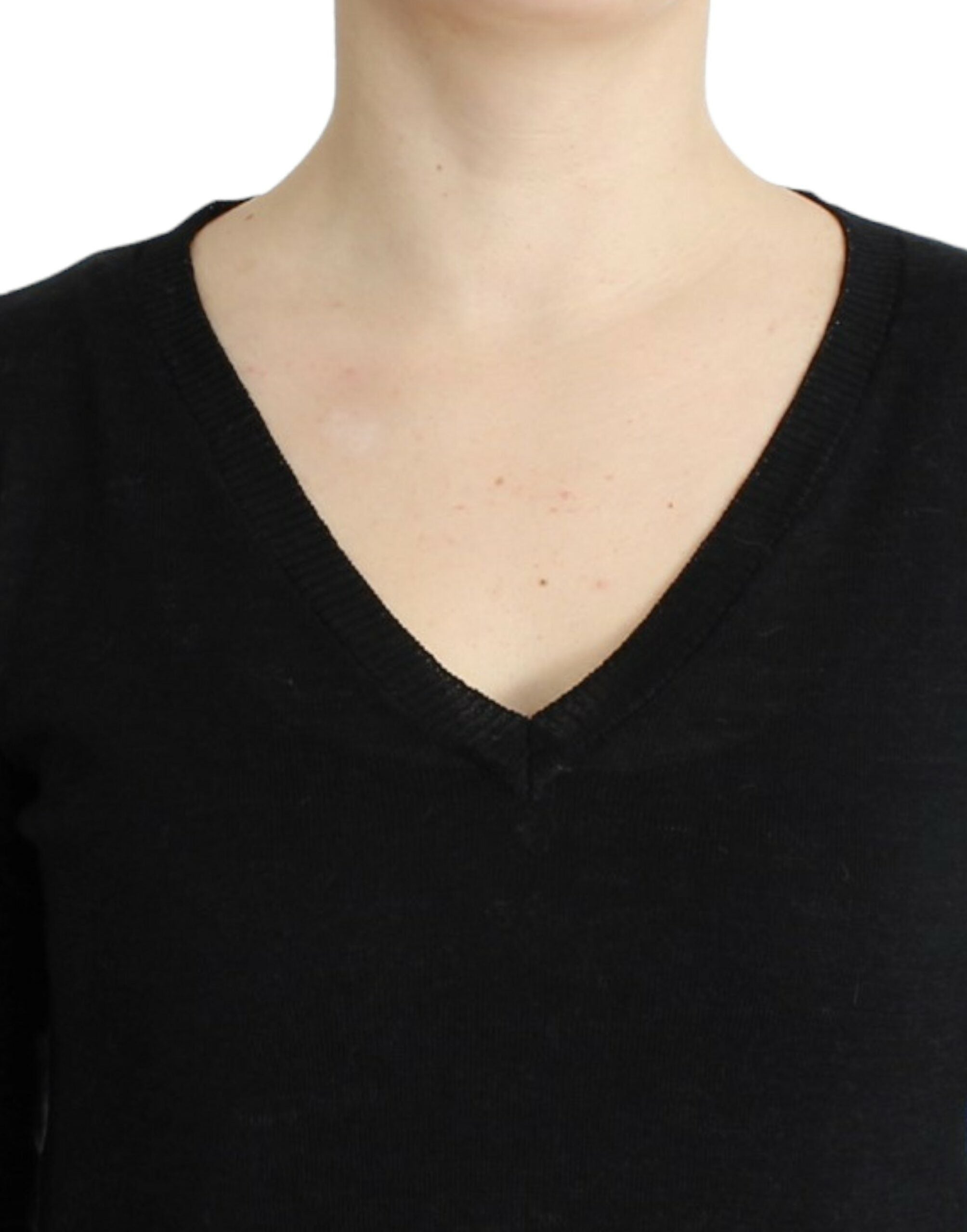 Costume National Black V-neck lightweight Women's sweater