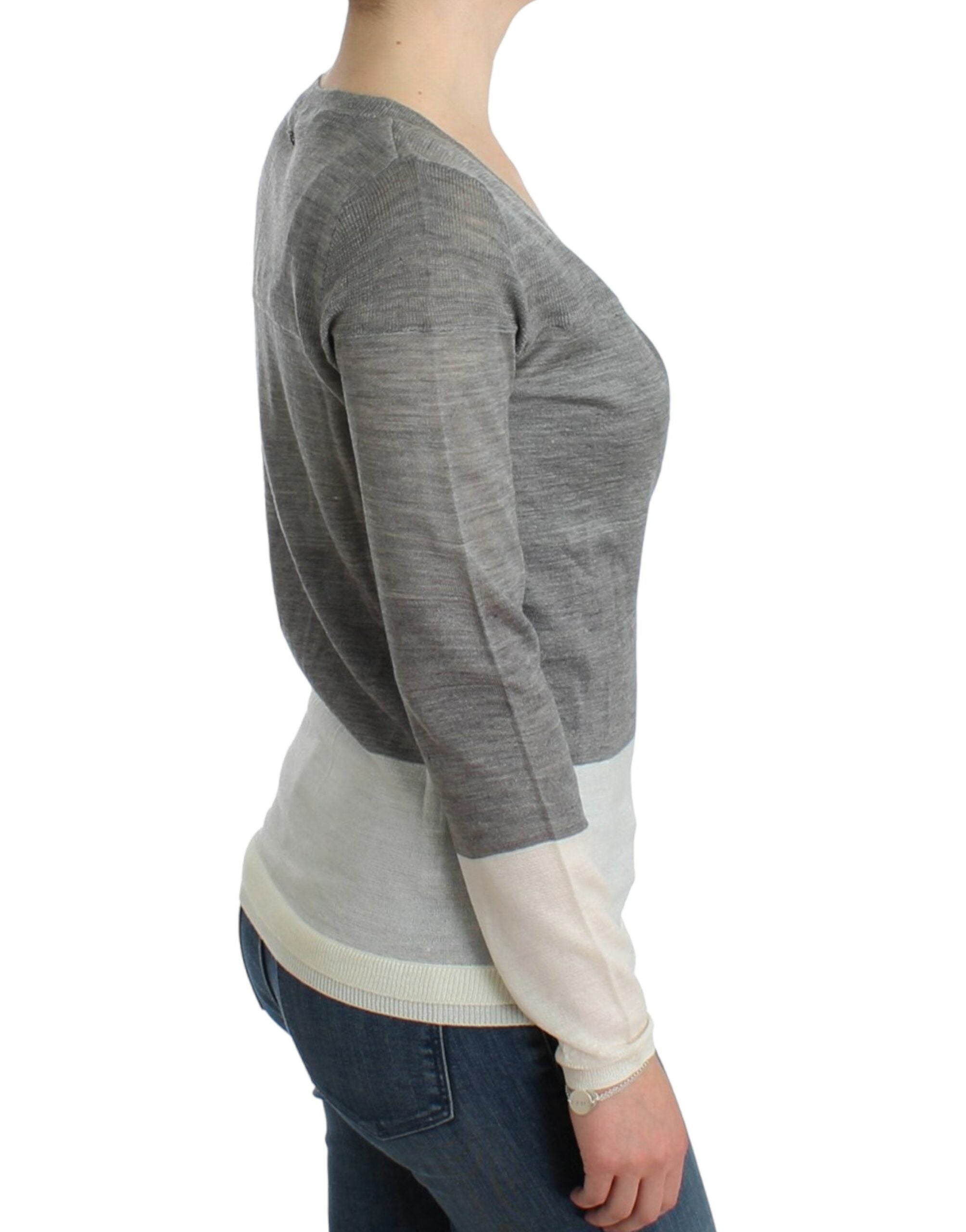 Costume National Chic Gray Lightweight Women's Cardigan