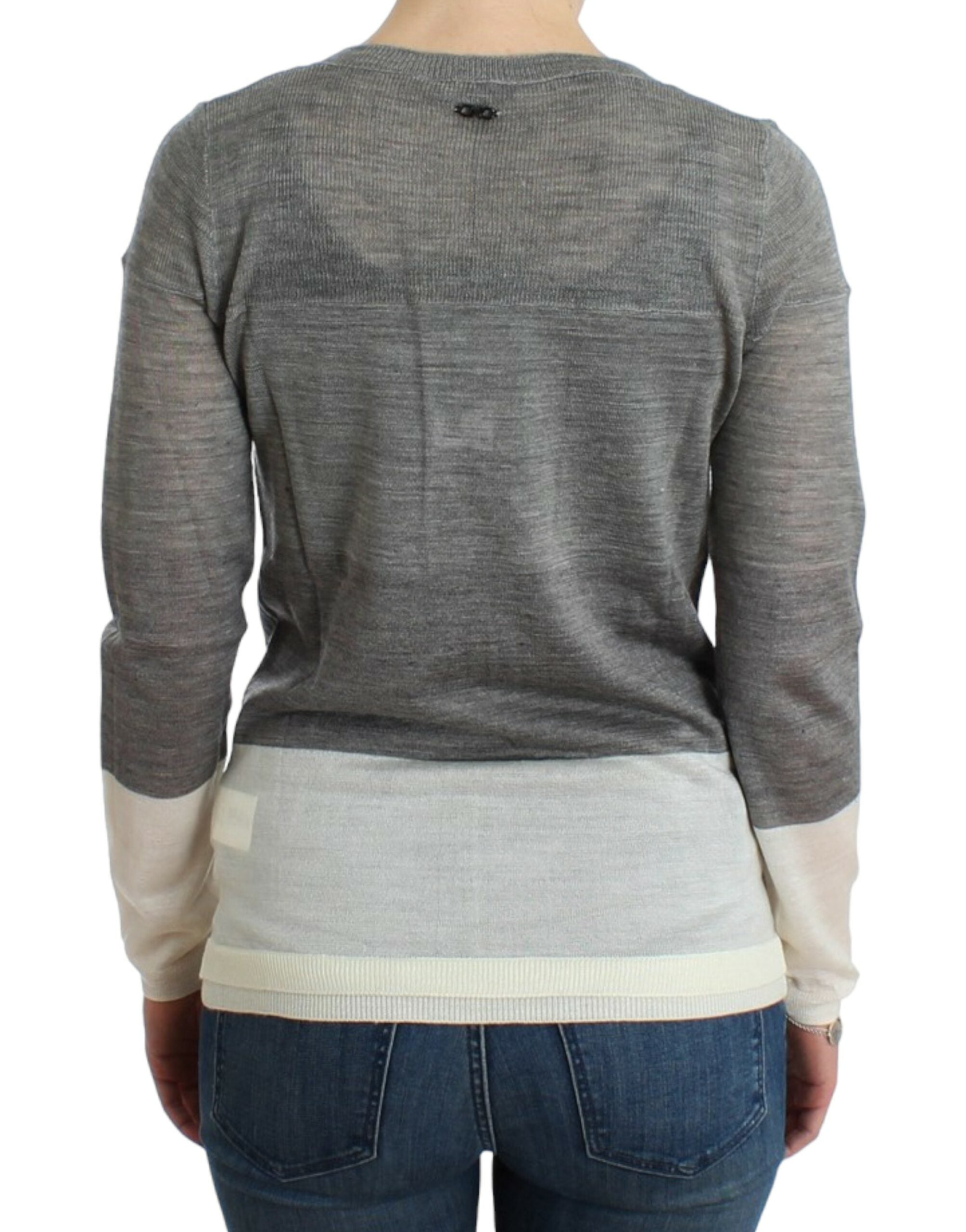 Costume National Chic Gray Lightweight Women's Cardigan