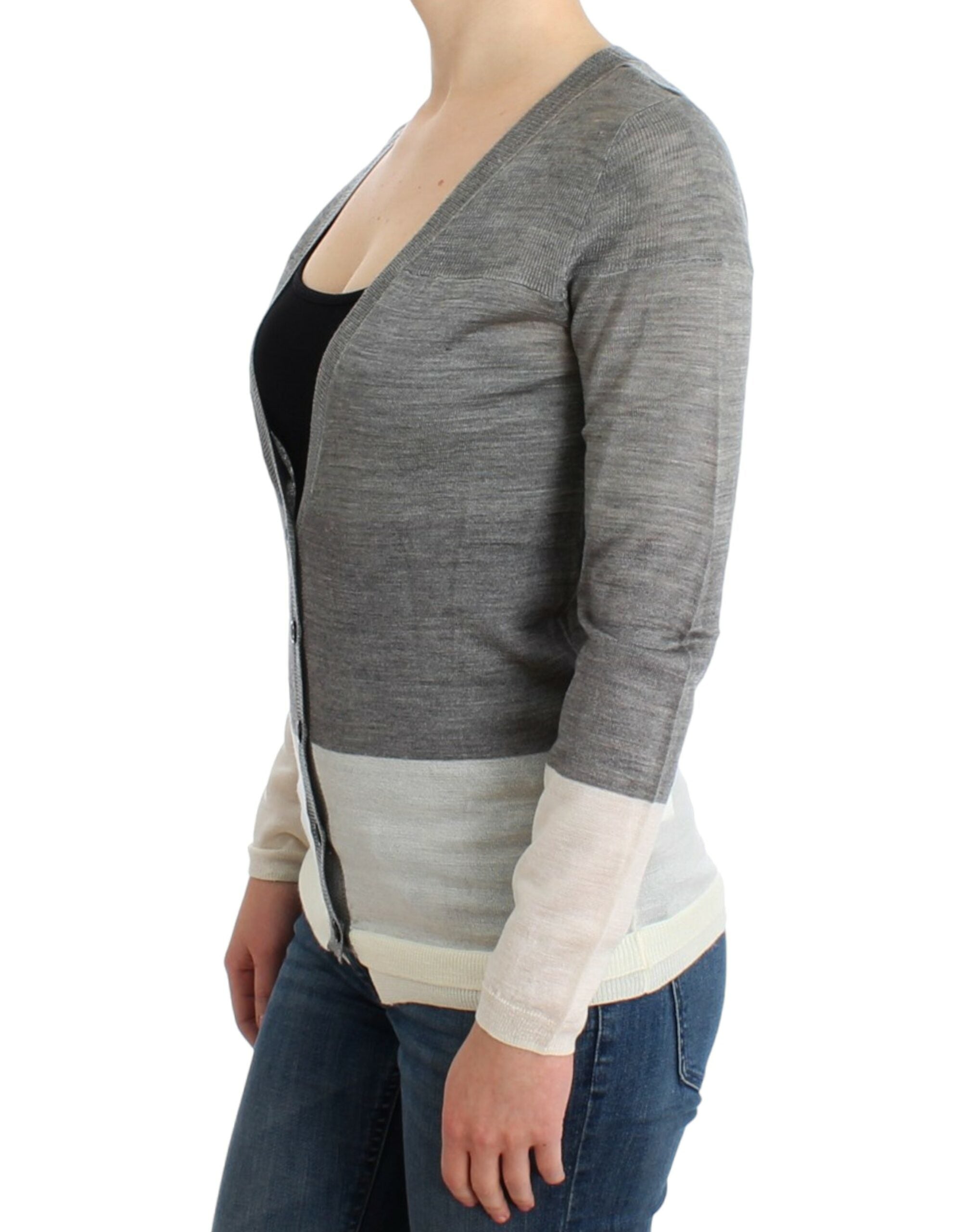 Costume National Gray lightweight Women's cardigan