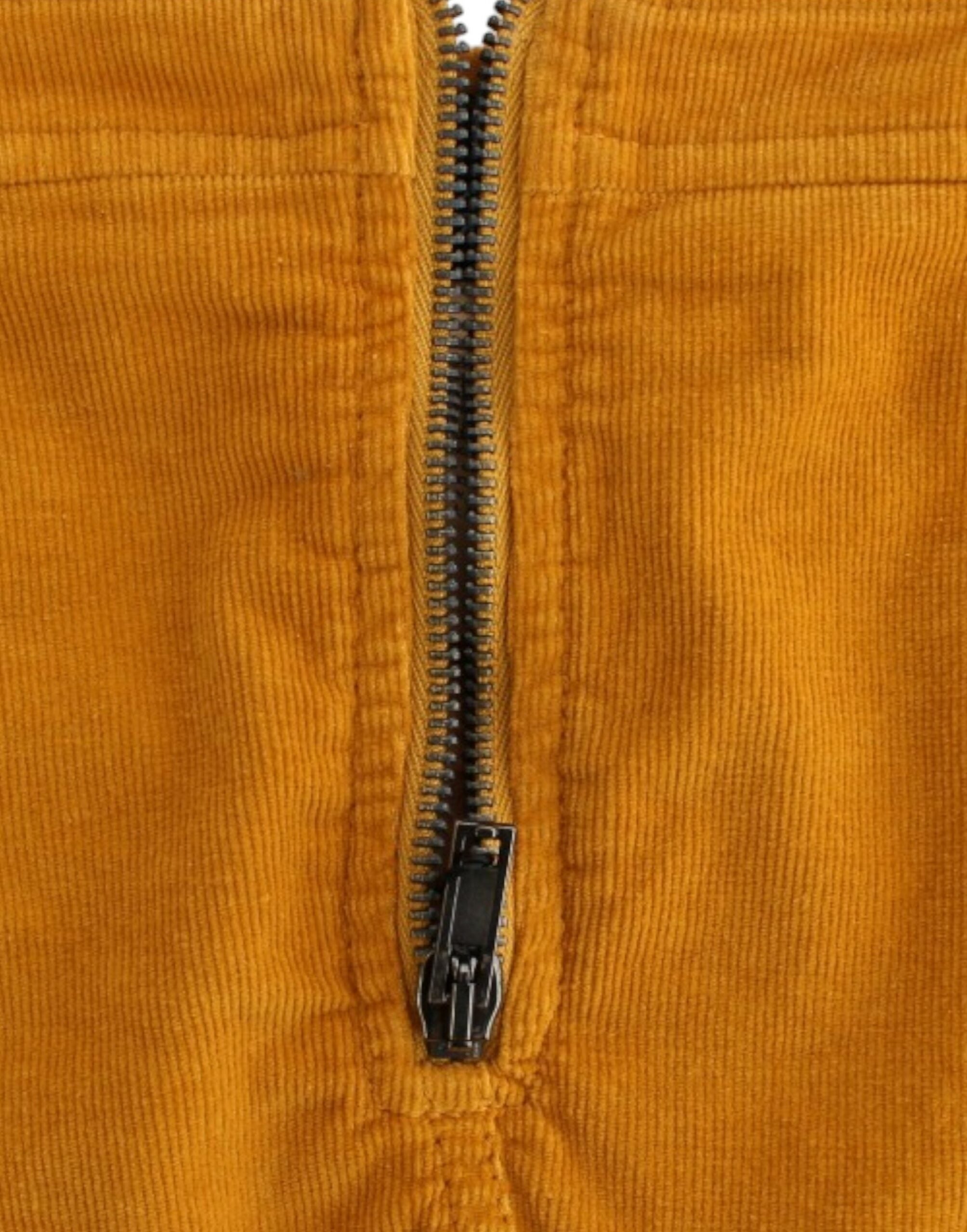 Costume National Yellow corduroy mini Women's skirt