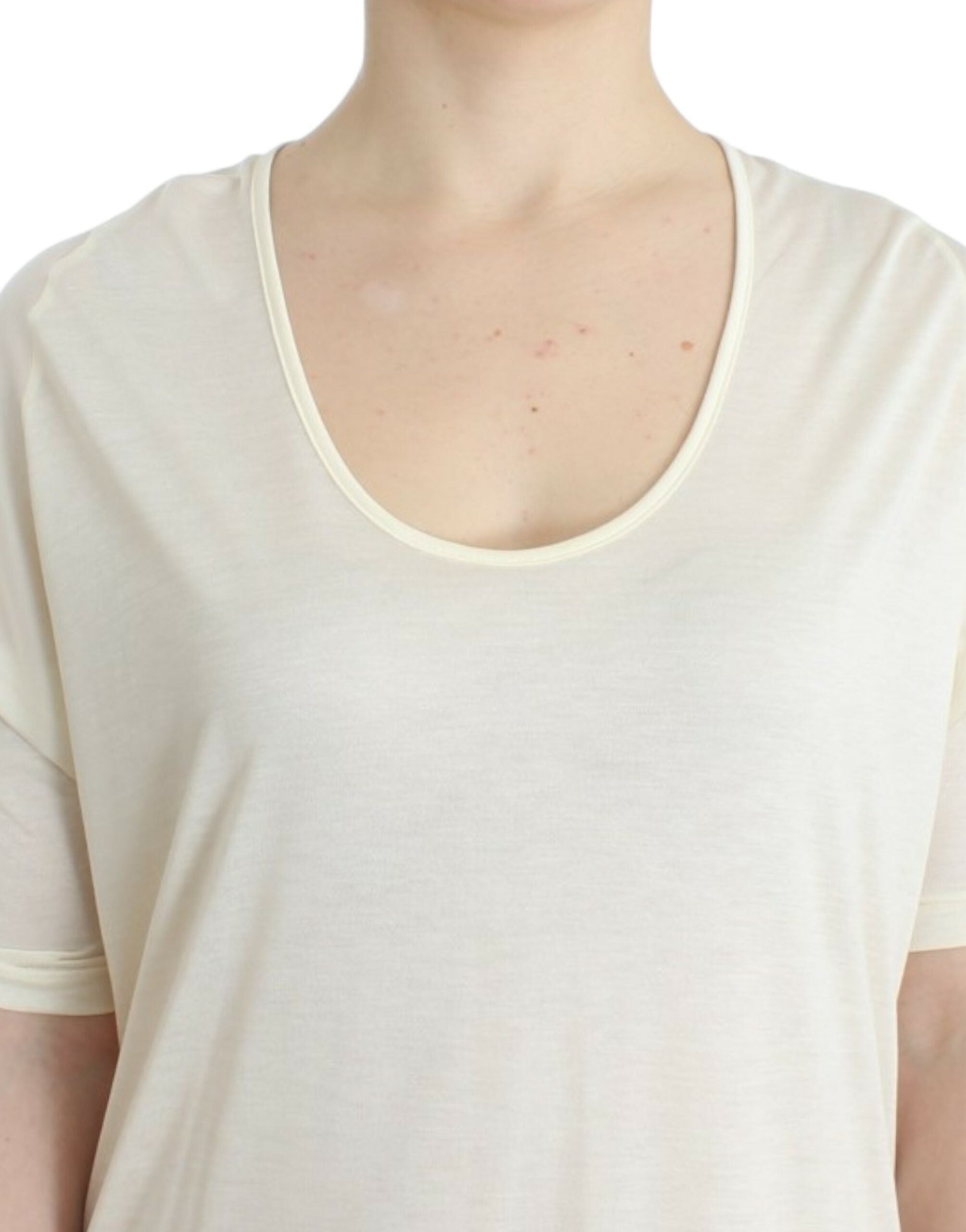 Costume National White modal tube Women's dress