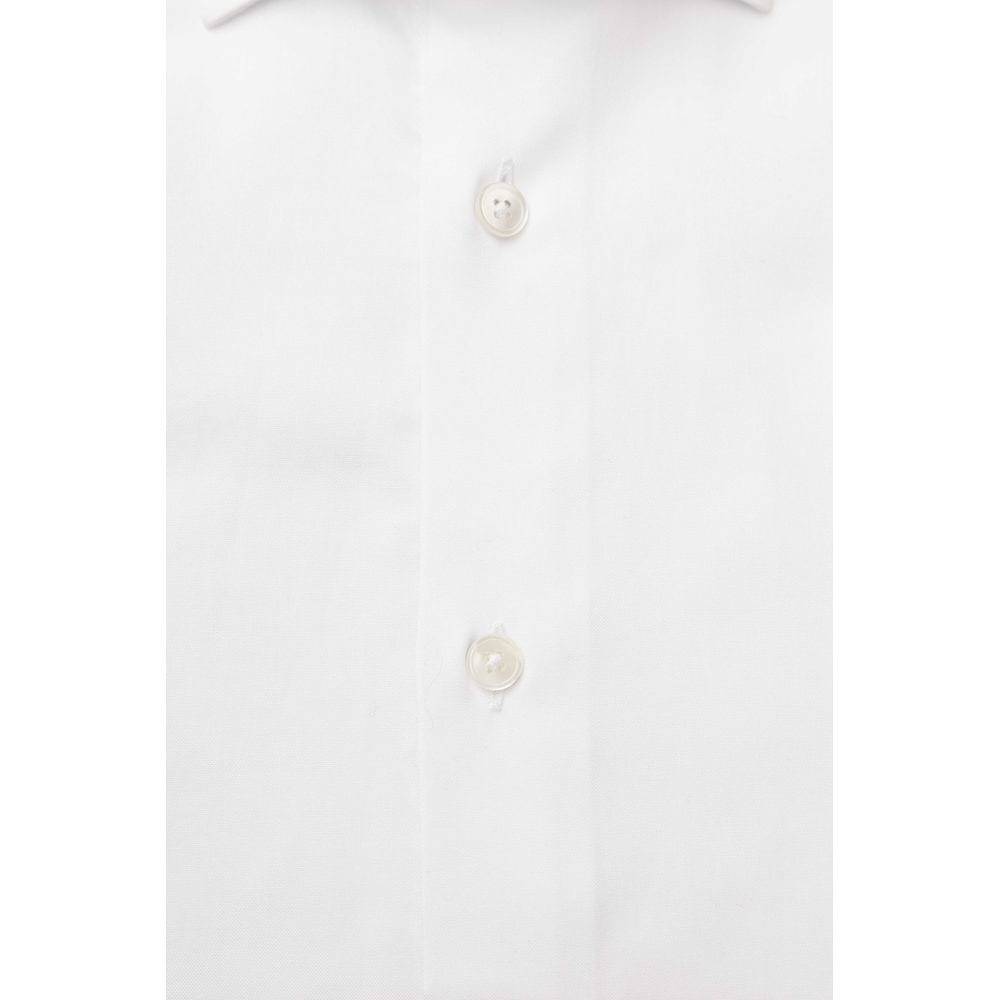 Bagutta White Cotton Men's Men's Shirt