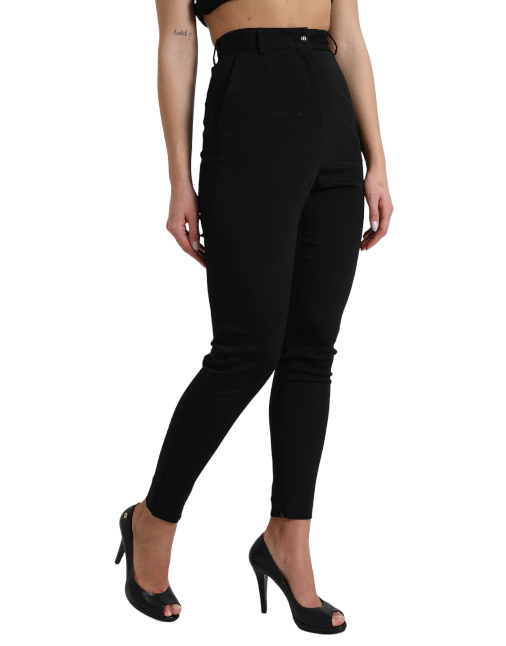 Dolce & Gabbana Elegant High Waist Skinny Women's Pants