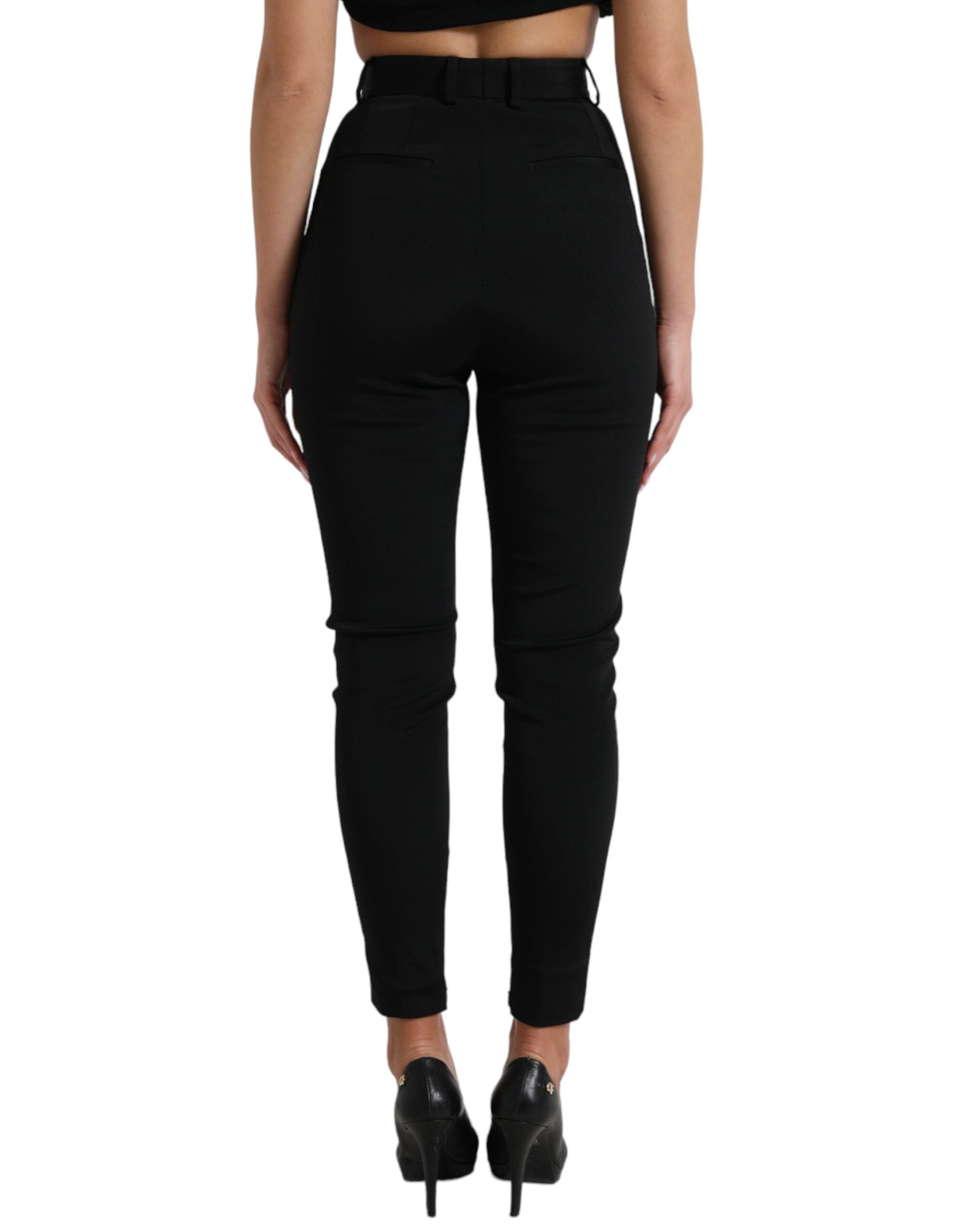 Dolce & Gabbana Elegant High Waist Skinny Women's Pants