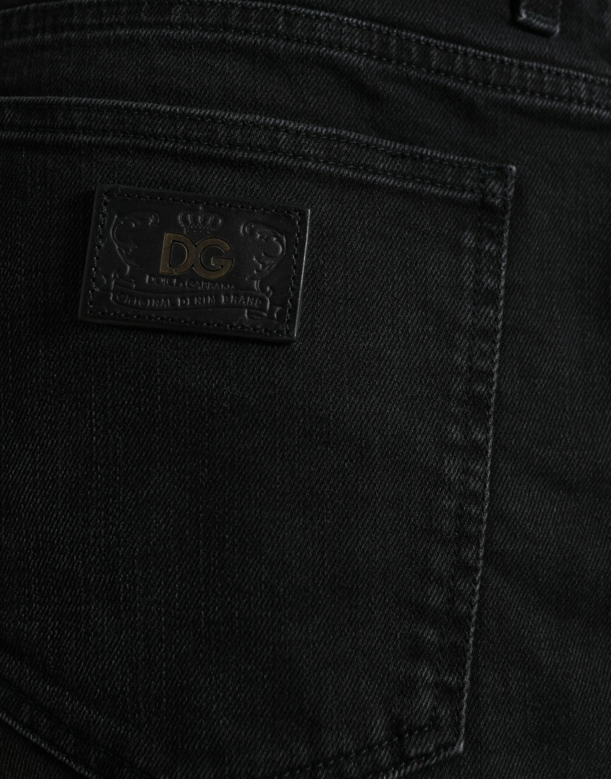 Dolce & Gabbana Chic Black Bermuda Denim Men's Shorts