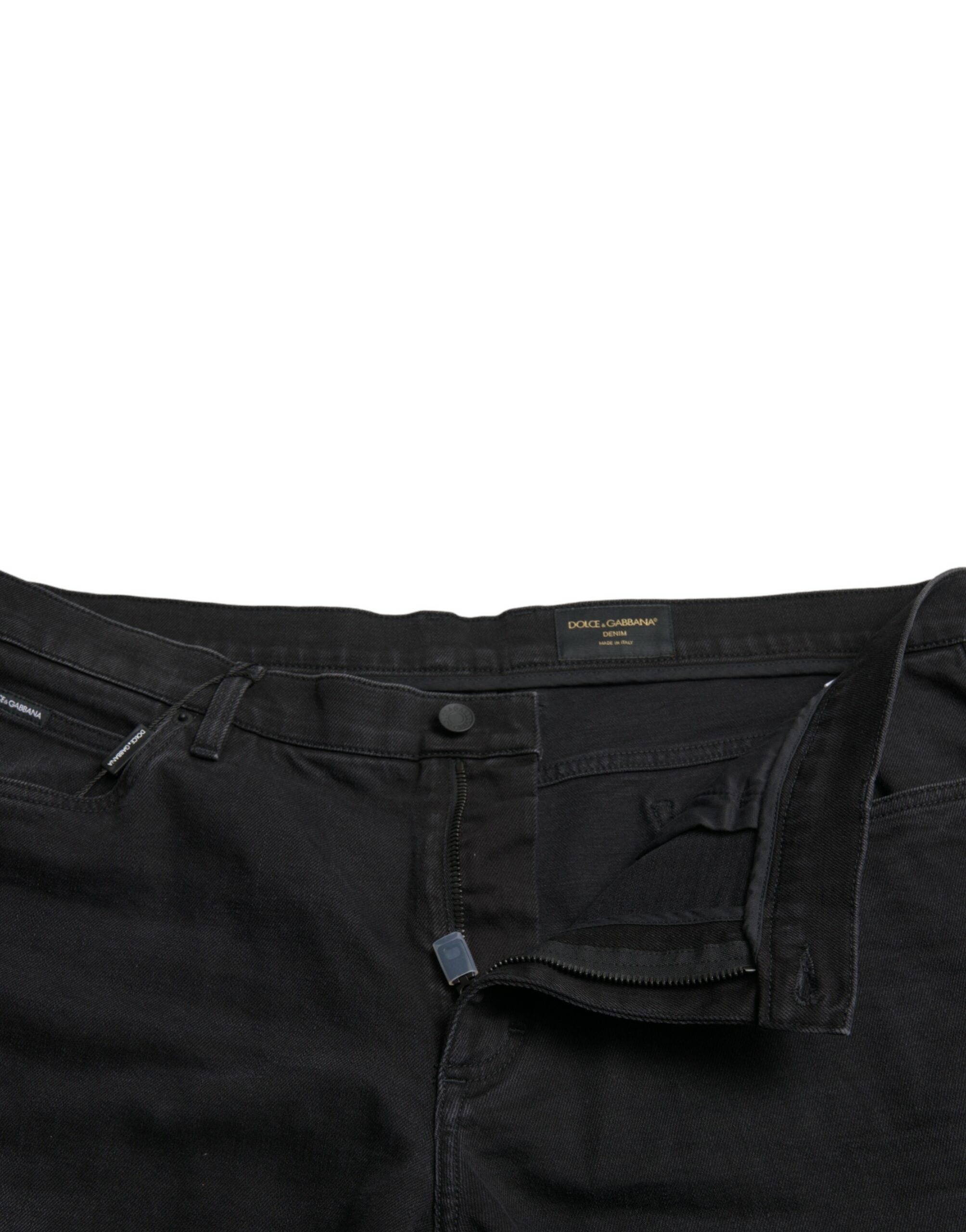 Dolce & Gabbana Chic Black Bermuda Denim Men's Shorts