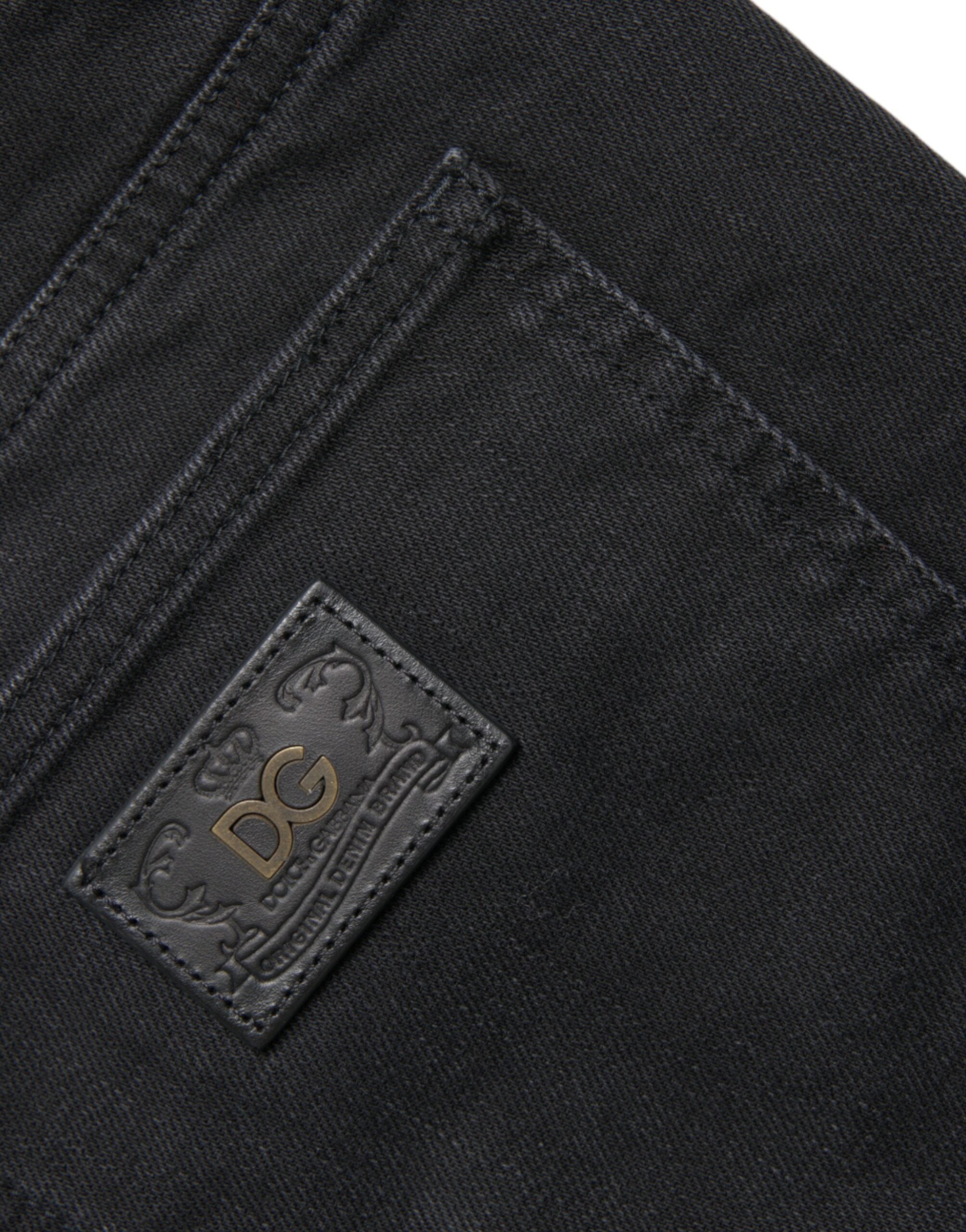 Dolce & Gabbana Chic Black Bermuda Denim Men's Shorts