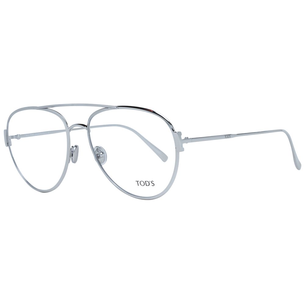 Tod's Silver Metal Glasses Women's (Frames)