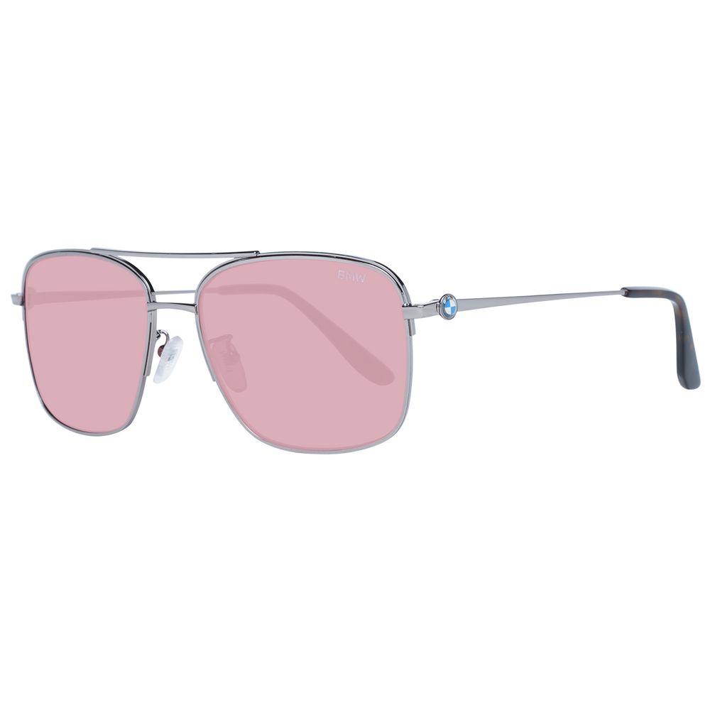 BMW Silver Metal Men's Sunglasses
