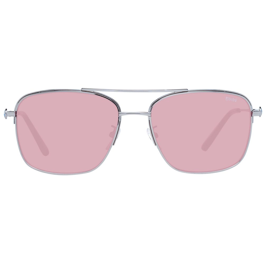 BMW Silver Metal Men's Sunglasses