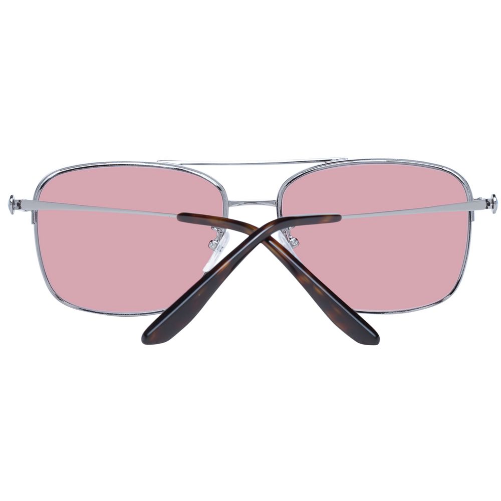 BMW Silver Metal Men's Sunglasses