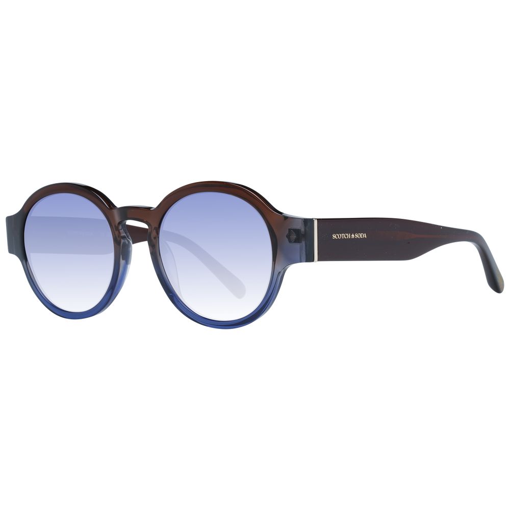 Scotch & Soda Brown Acetate Men's Sunglasses