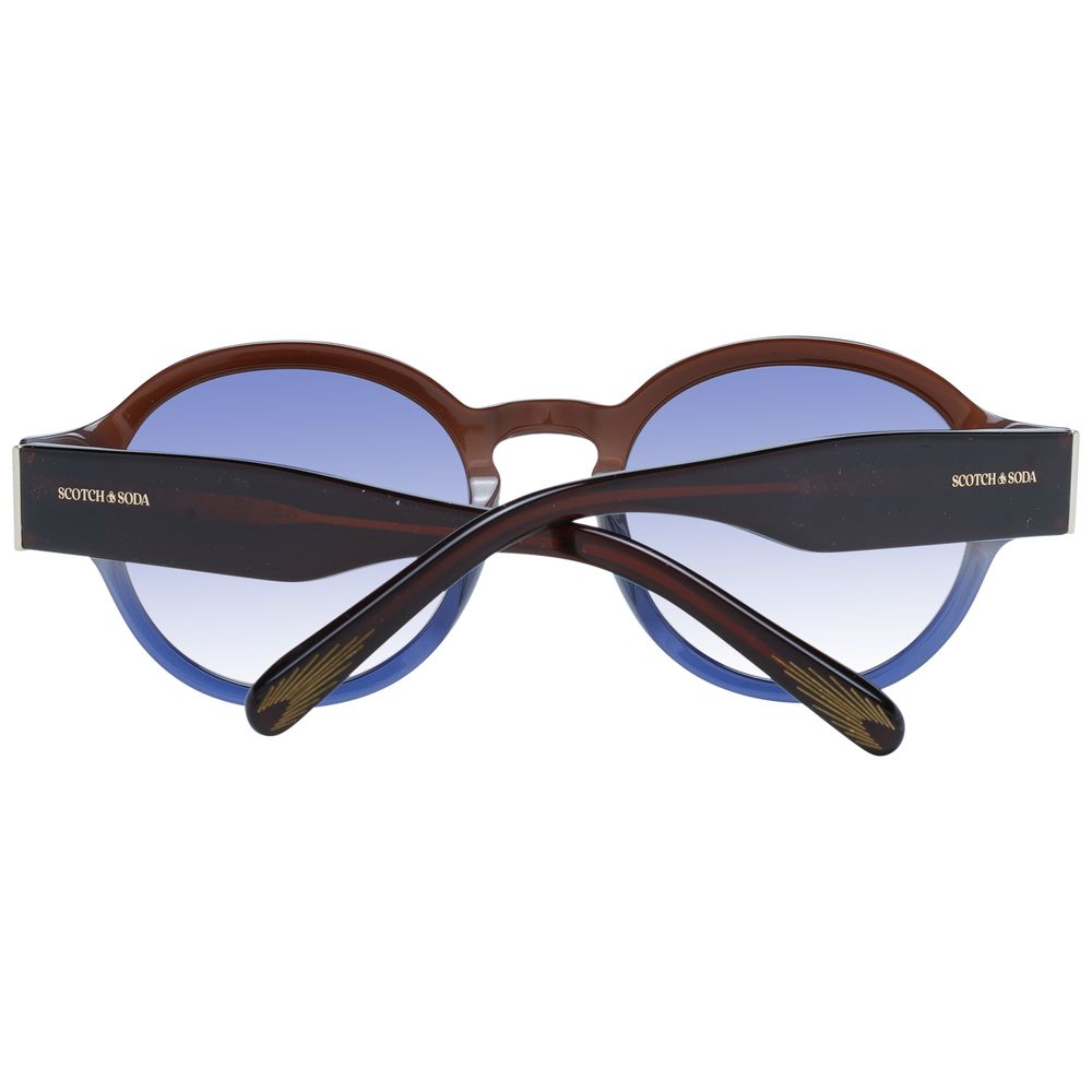 Scotch & Soda Brown Acetate Men's Sunglasses