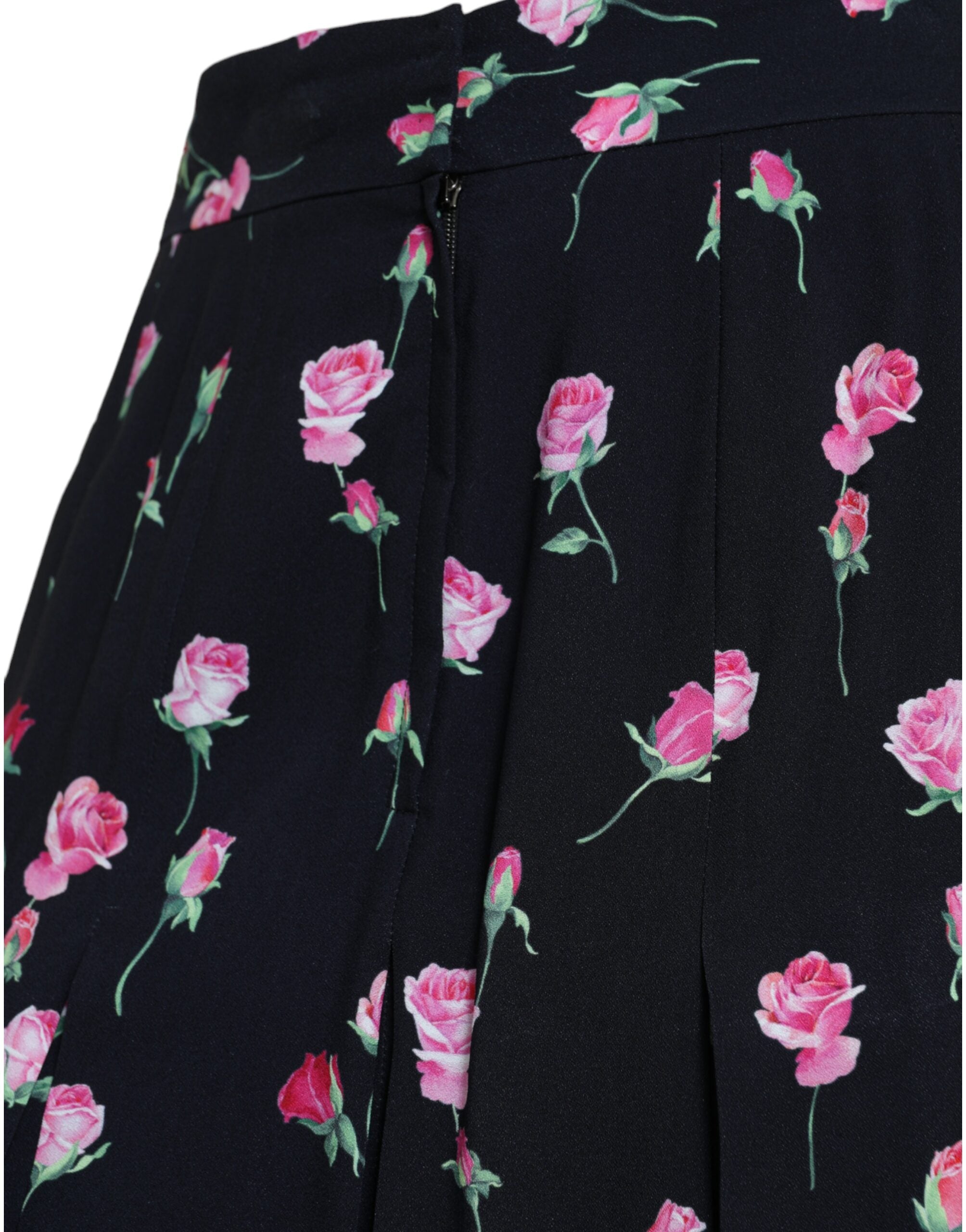 Dolce & Gabbana Elegant Floral A-Line Knee-Length Women's Skirt