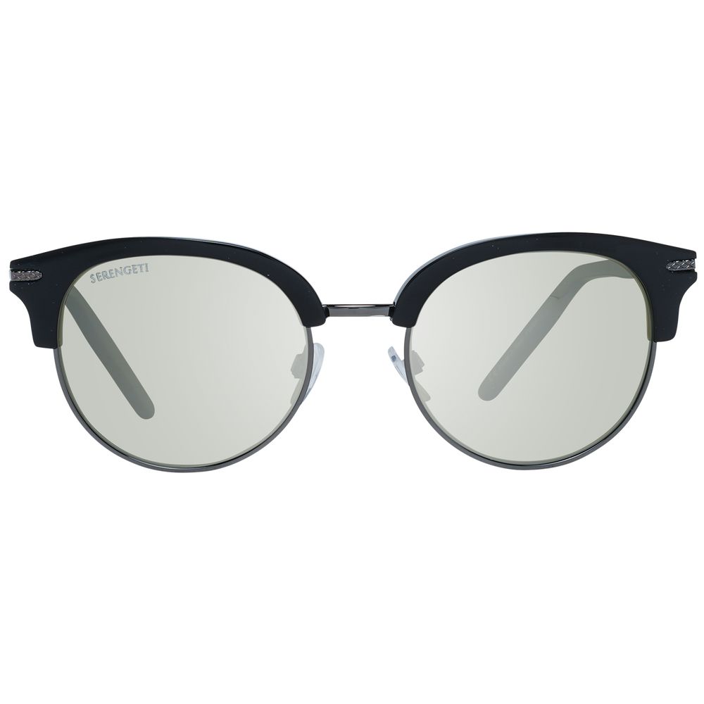 Serengeti Black Acetate & Metal Women's Sunglasses