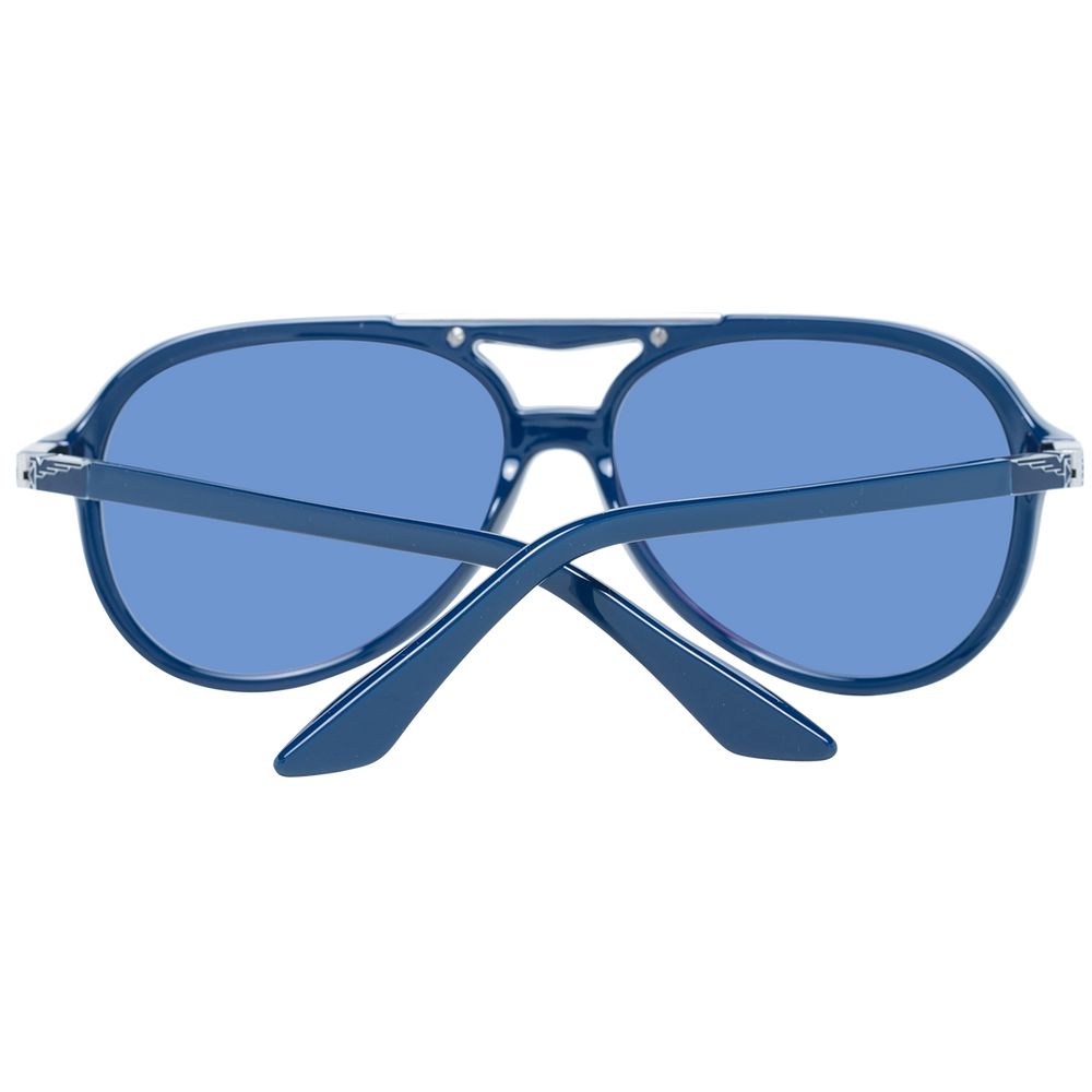 Longines Black Plastic Men's Sunglasses
