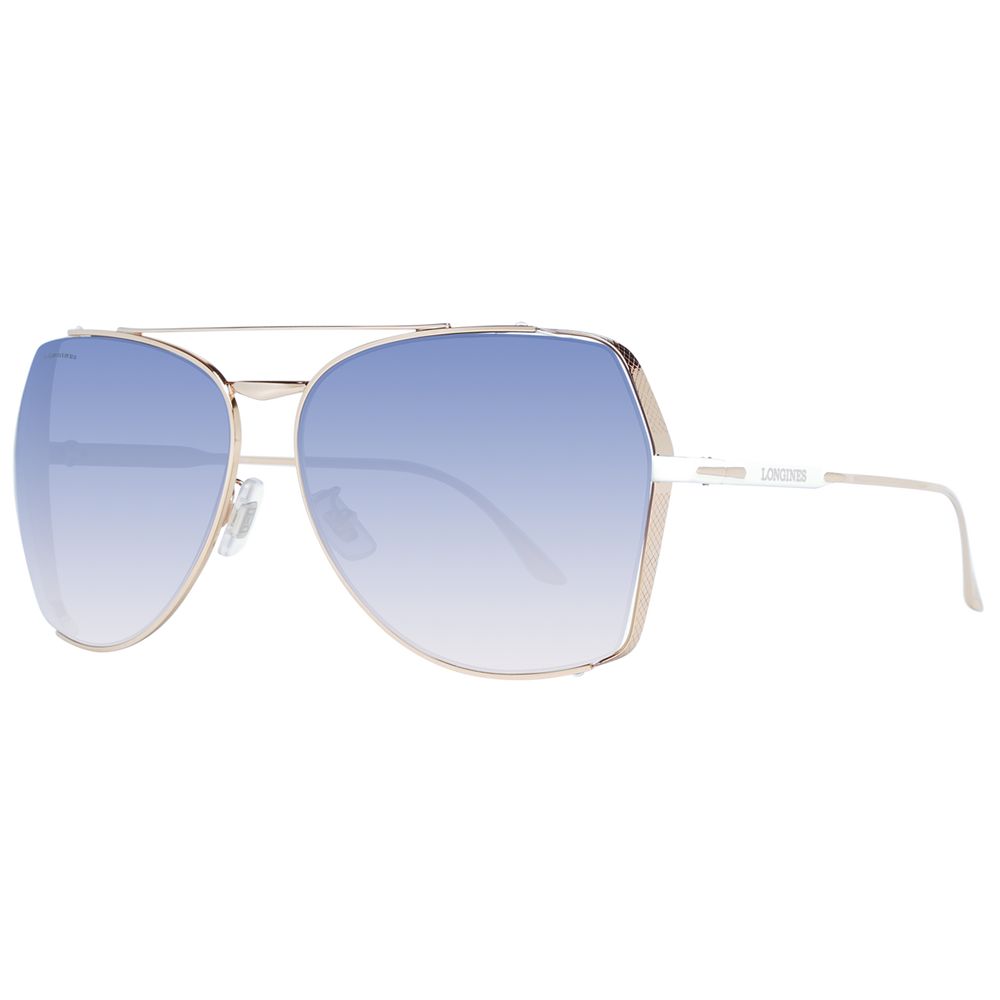 Longines Gold Metal Women's Sunglasses