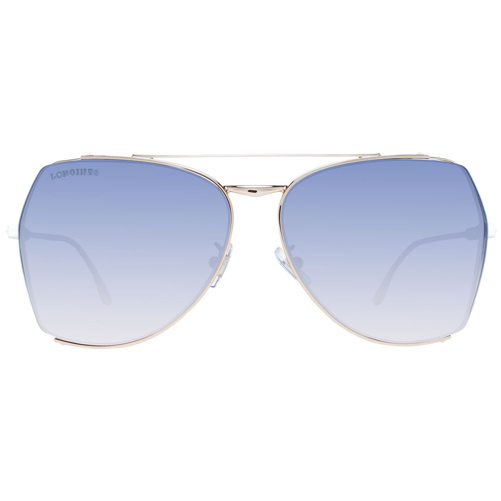 Longines Gold Metal Women's Sunglasses