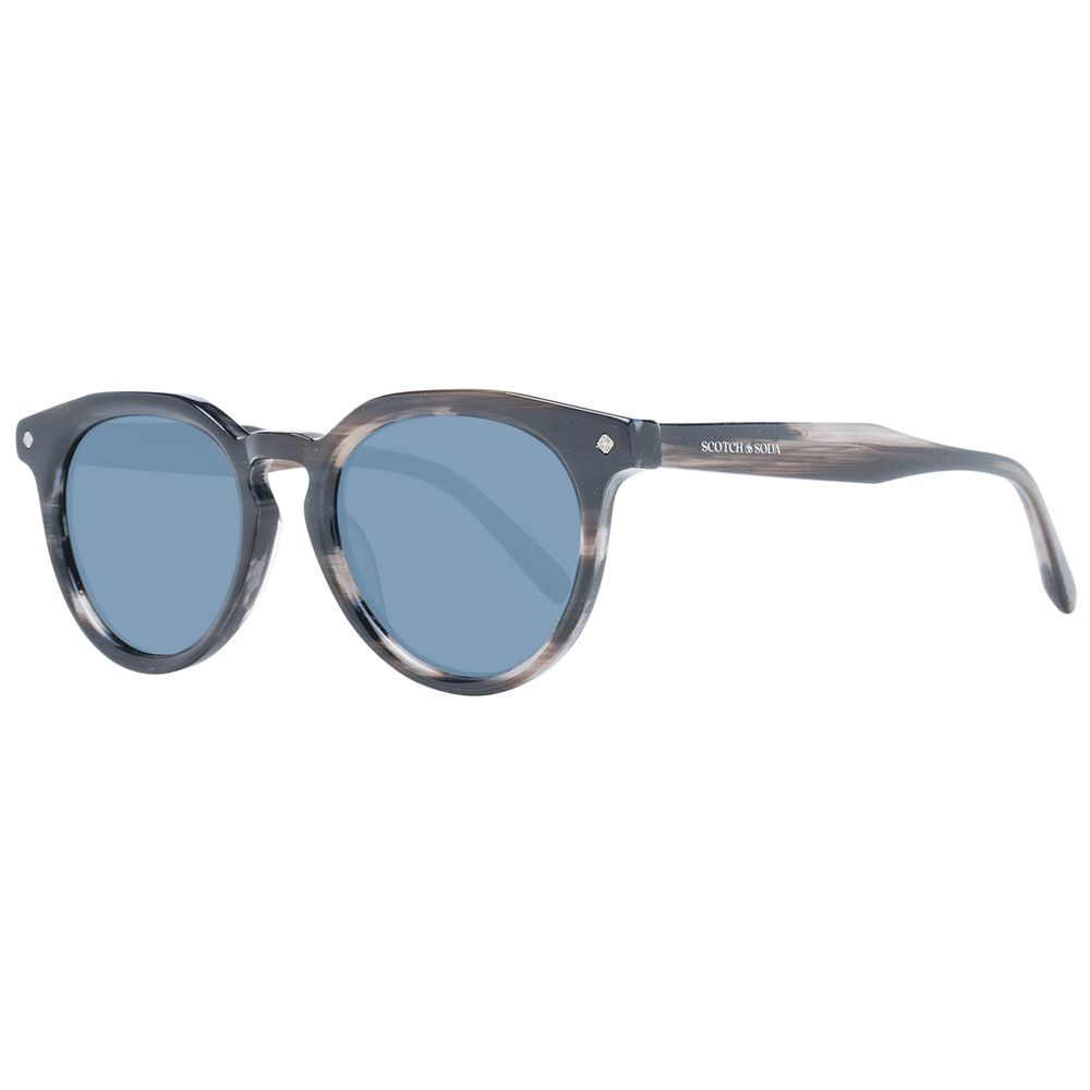 Scotch & Soda Black Renew Acetate Men's Sunglasses