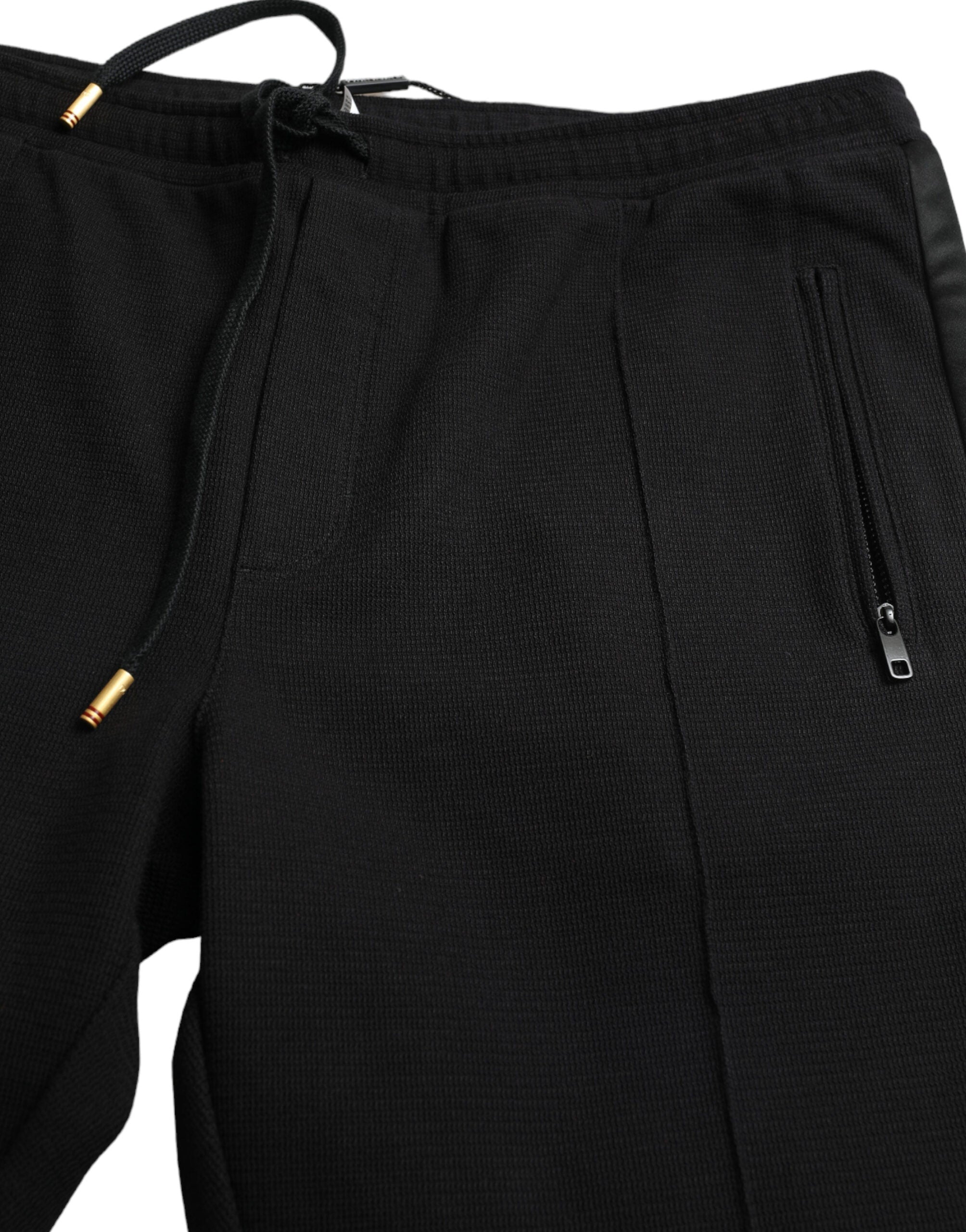 Dolce & Gabbana Black Cotton Skinny Jogger SweatMen's Men's Pants