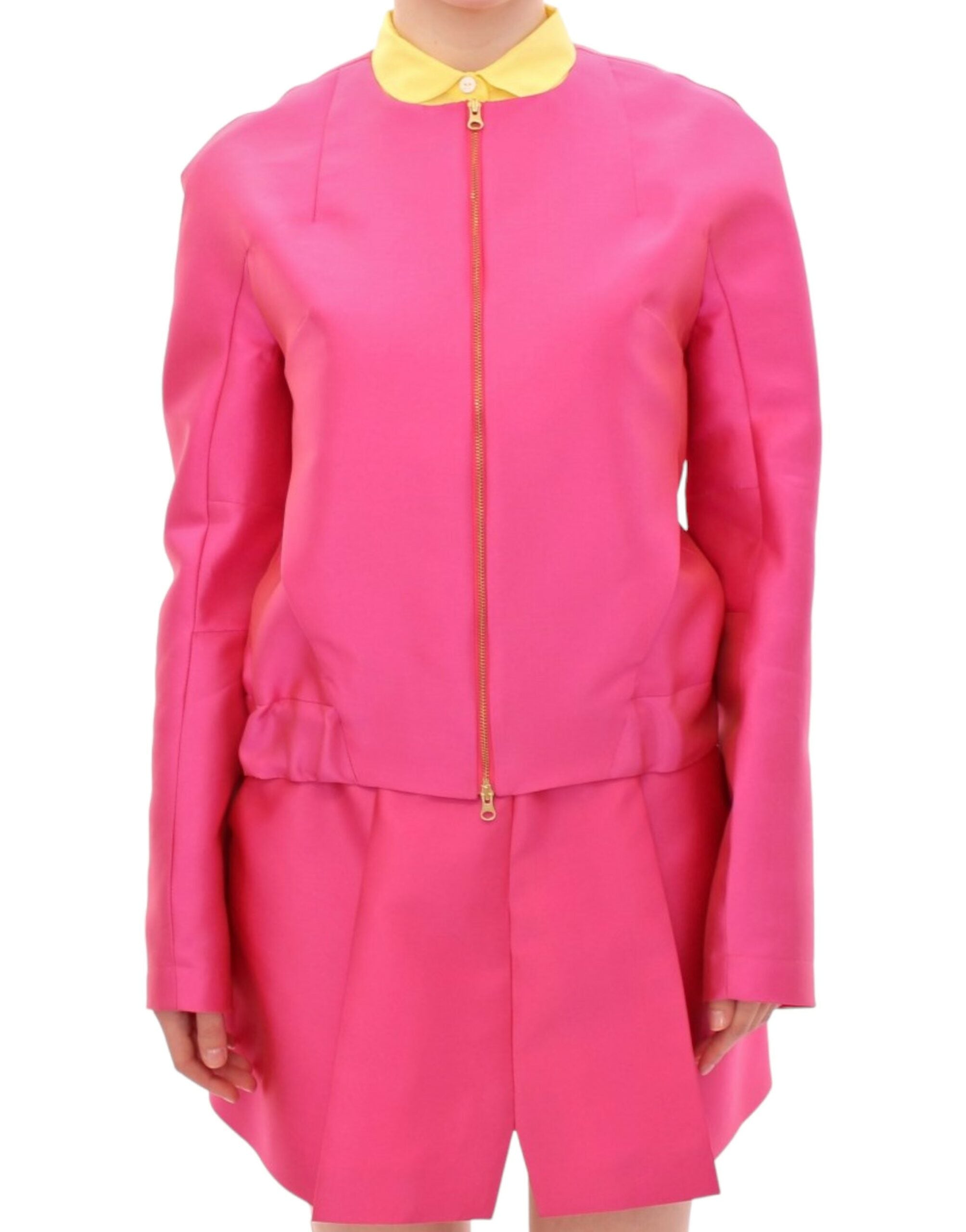 CO|TE Elegant Pink Silk Blend Women's Jacket