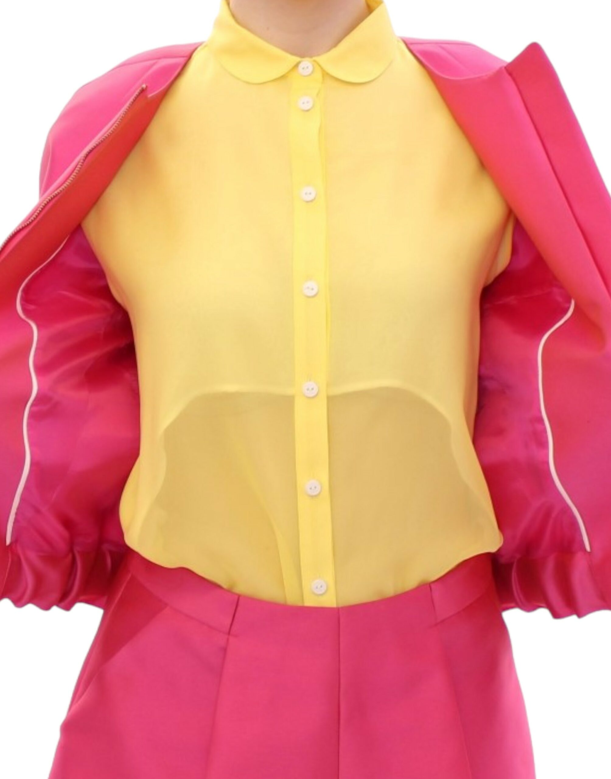 CO|TE Elegant Pink Silk Blend Women's Jacket