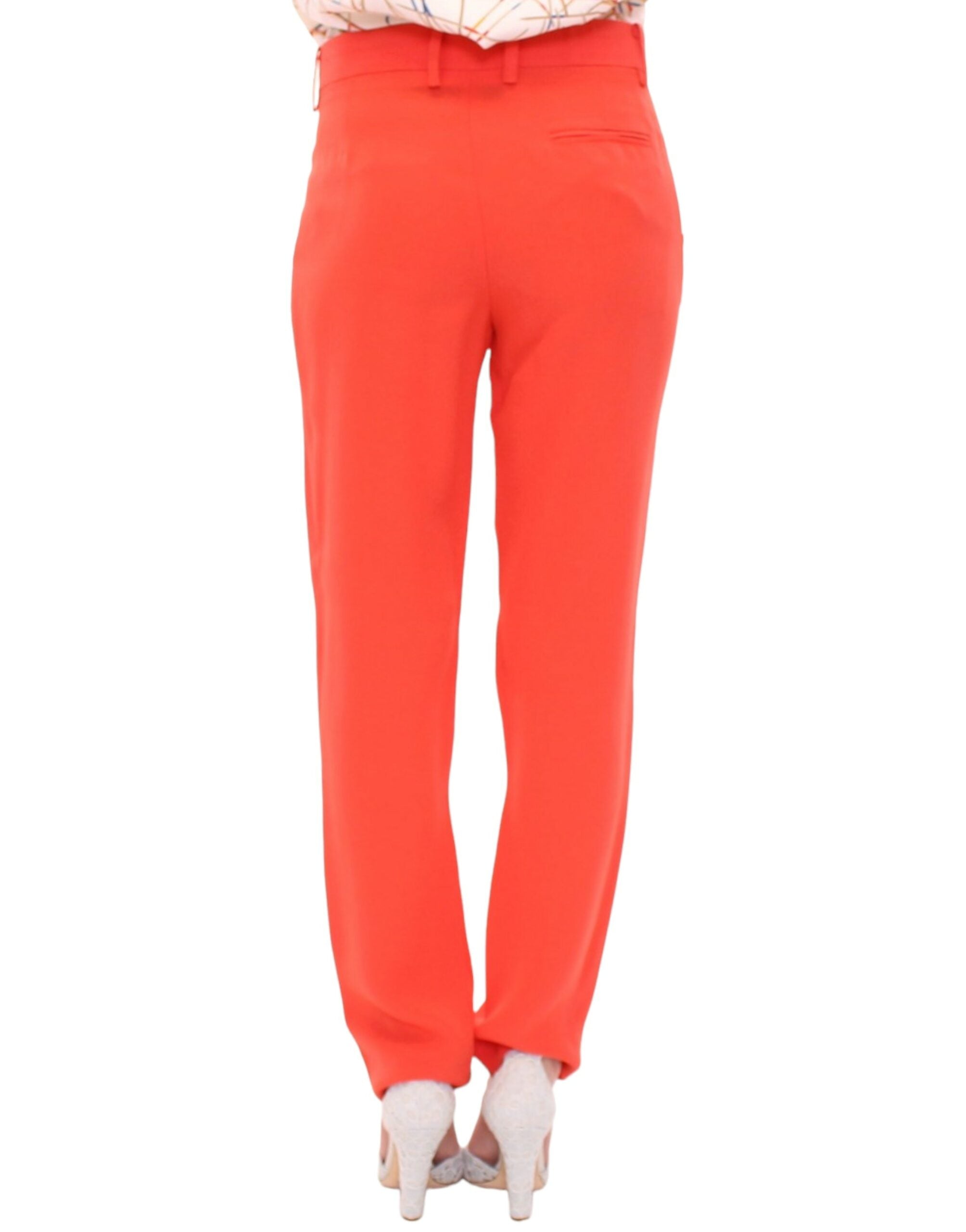 CO|TE Chic Orange Boyfriend Pants - Italian Women's Crafted
