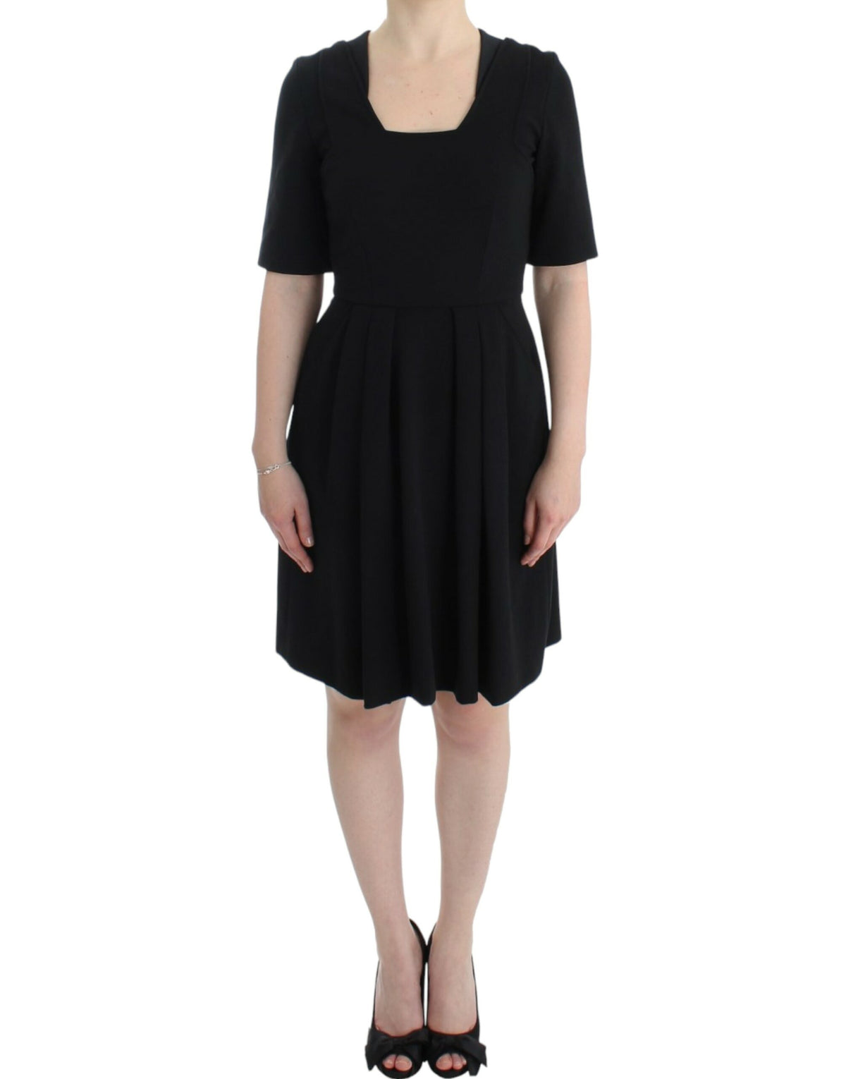 CO|TE Black short sleeve venus Women's dress