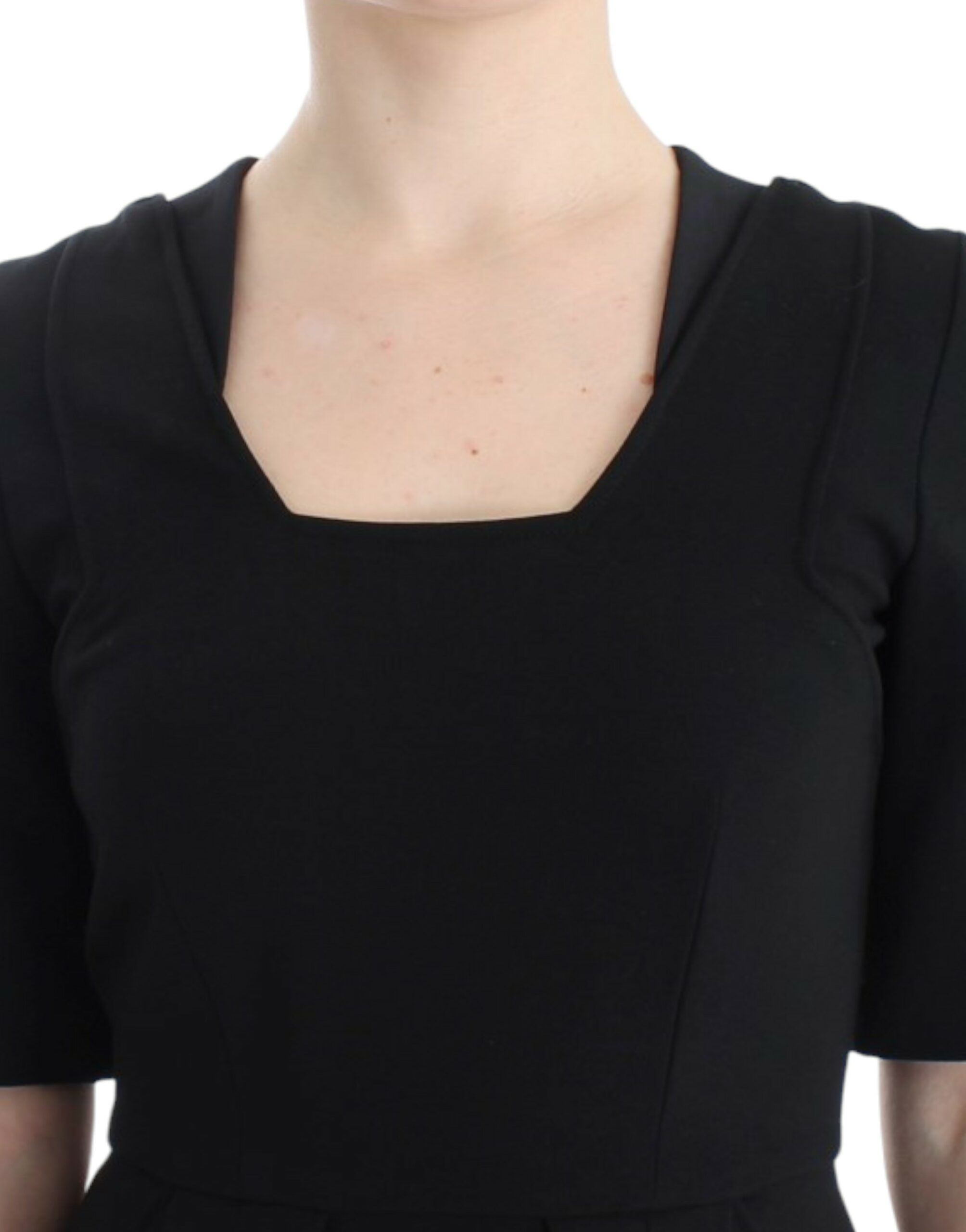 CO|TE Elegant Black Short Sleeve Venus Women's Dress