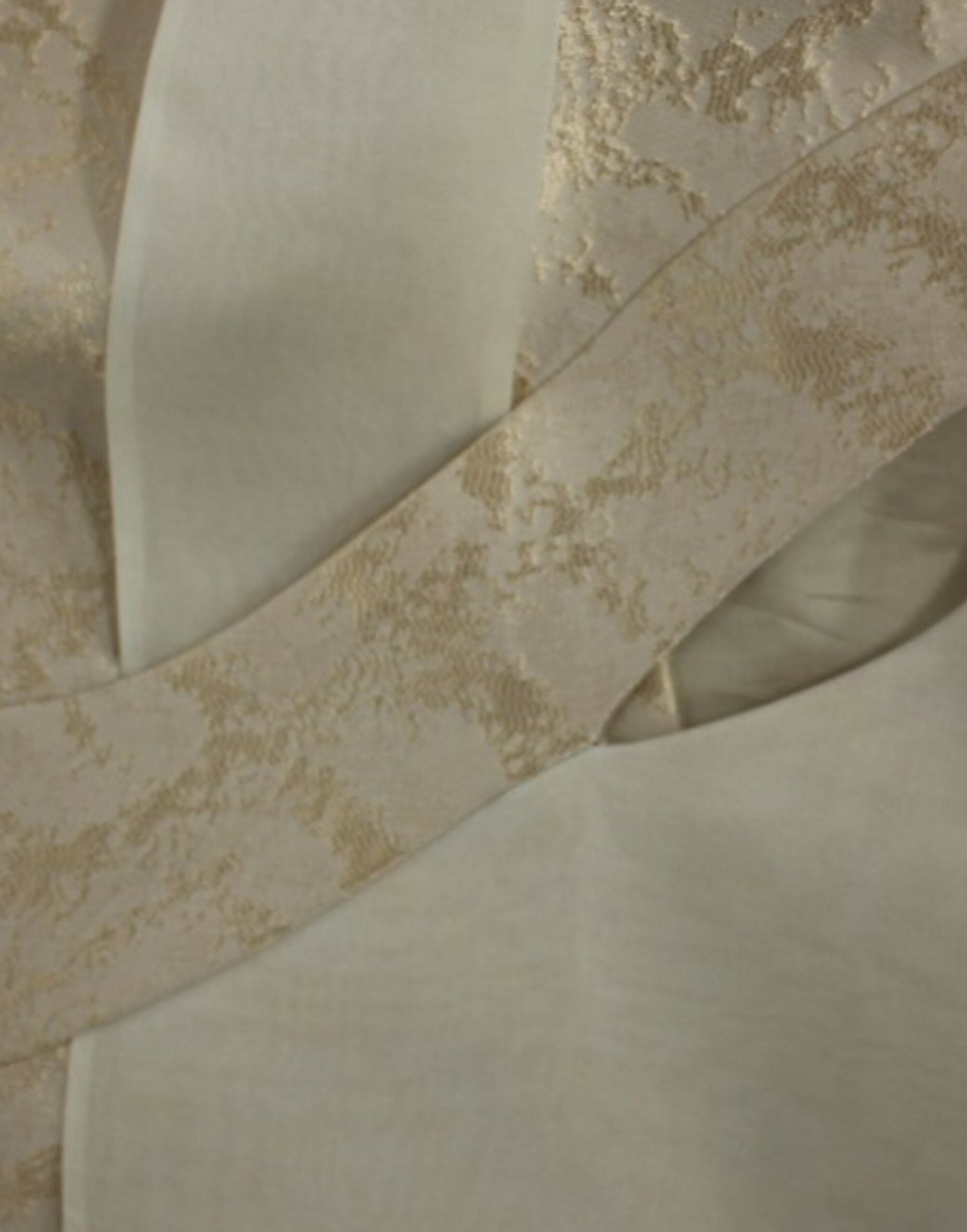 Zeyneptosun Exclusive Beige Brocade Sleeveless Women's Vest
