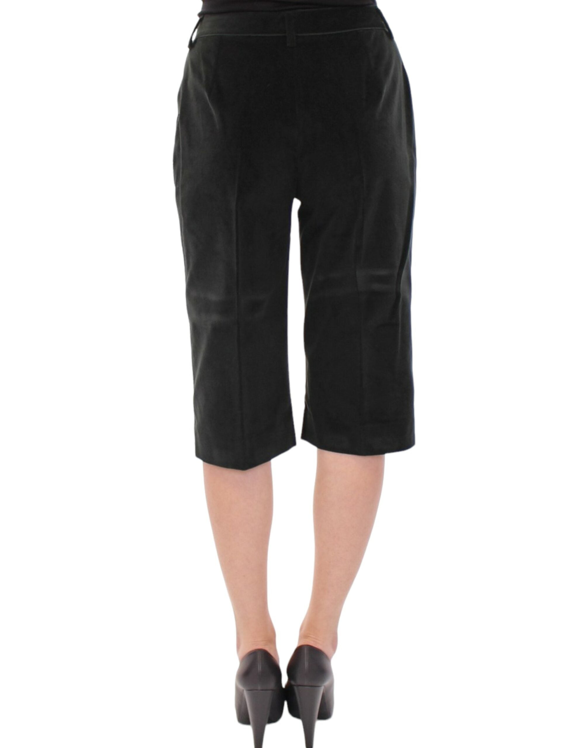 Dolce & Gabbana Dark green cotton shorts Women's pants