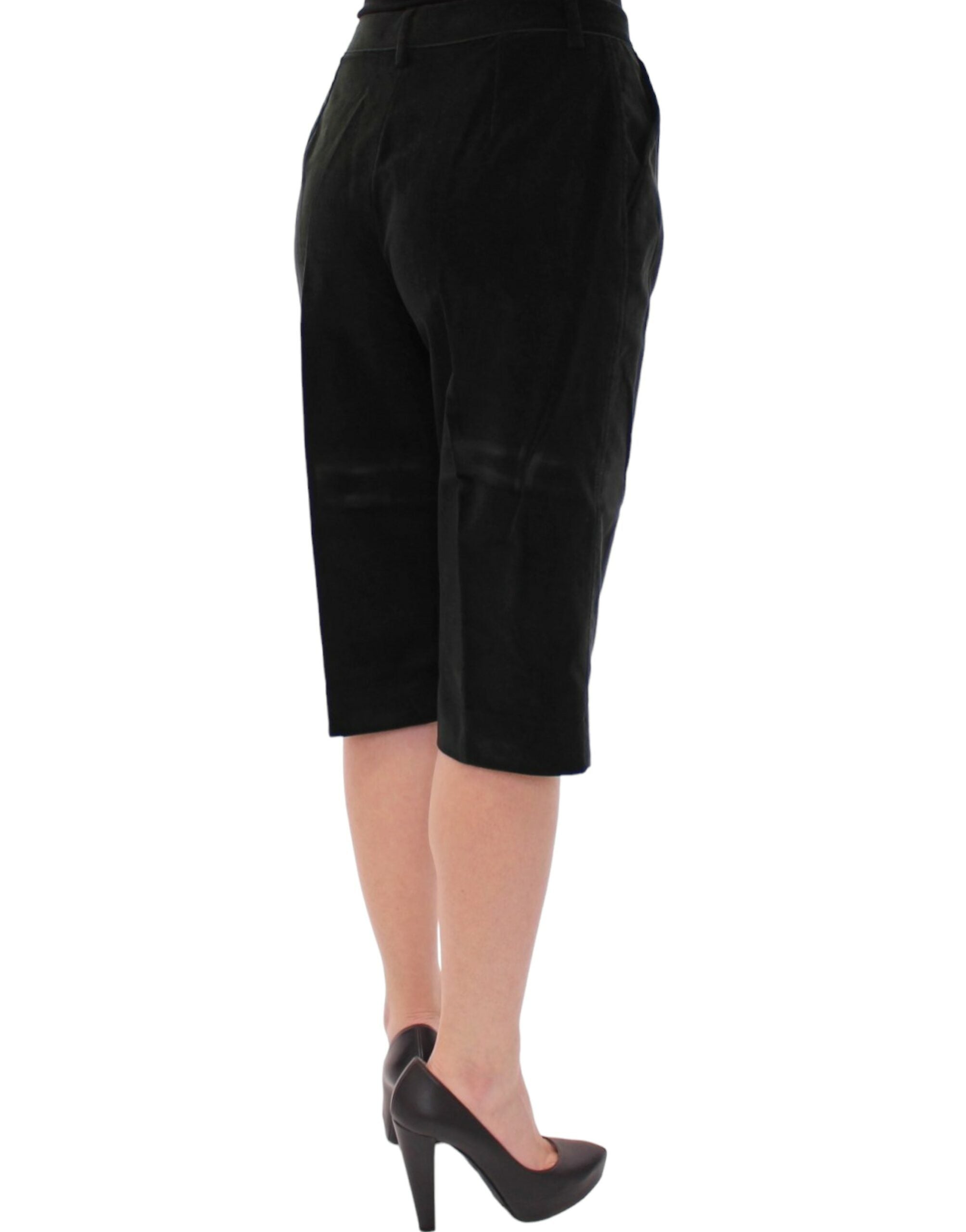 Dolce & Gabbana Dark green cotton shorts Women's pants