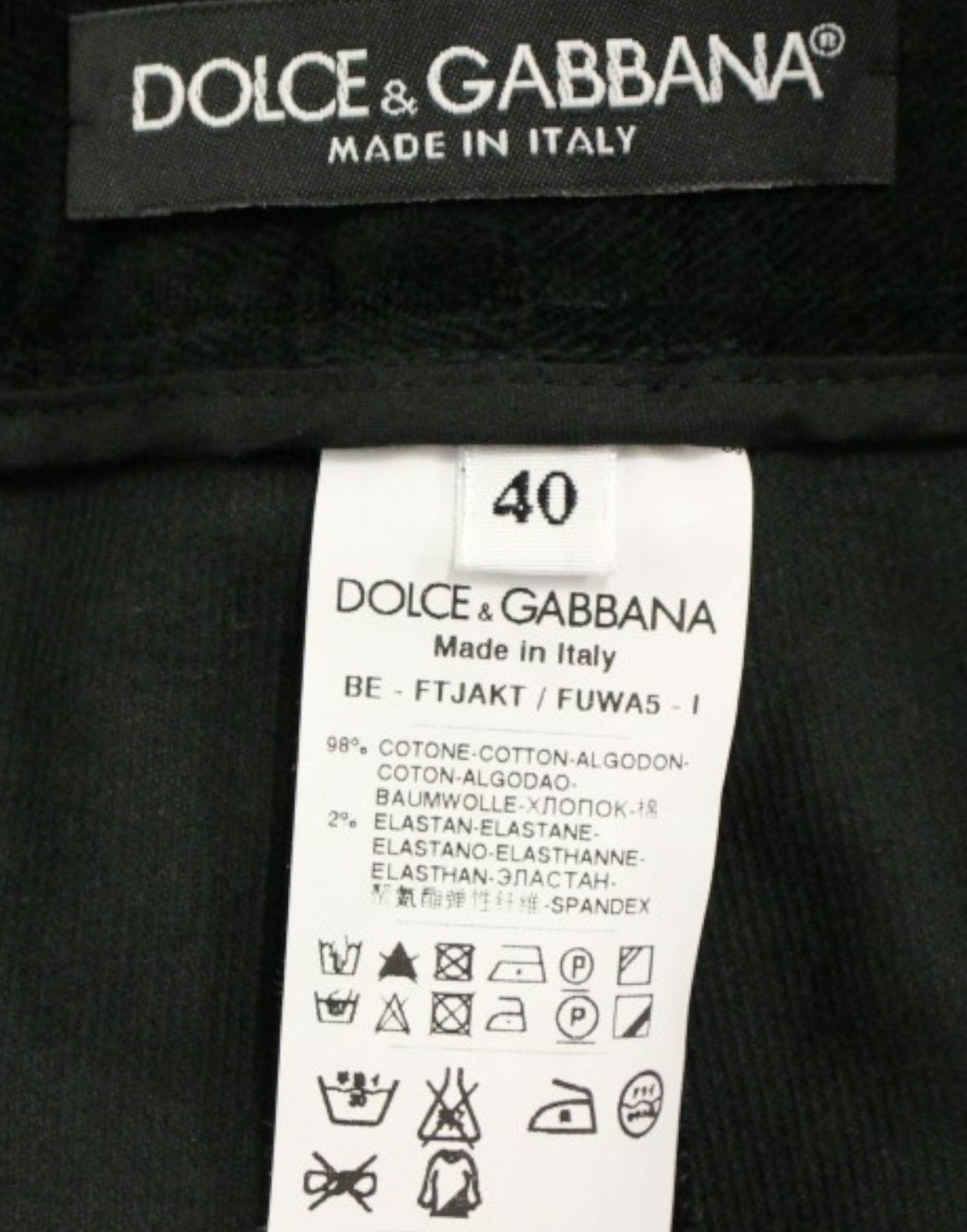 Dolce & Gabbana Dark green cotton shorts Women's pants