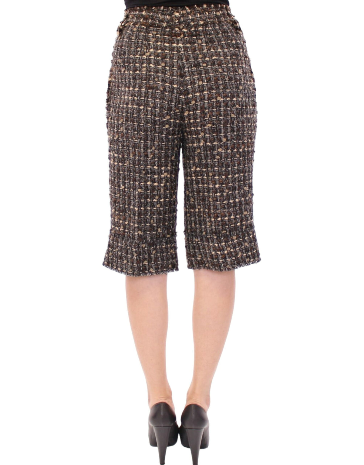 Dolce & Gabbana Multicolor wool shorts Women's pants