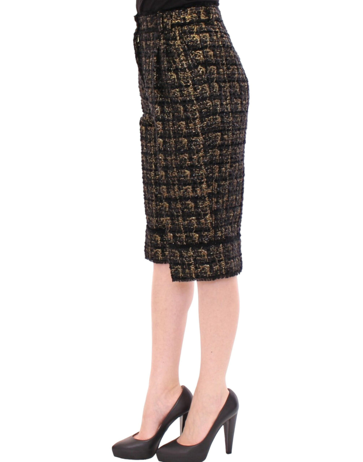 Dolce & Gabbana Black fabric shorts Women's pants