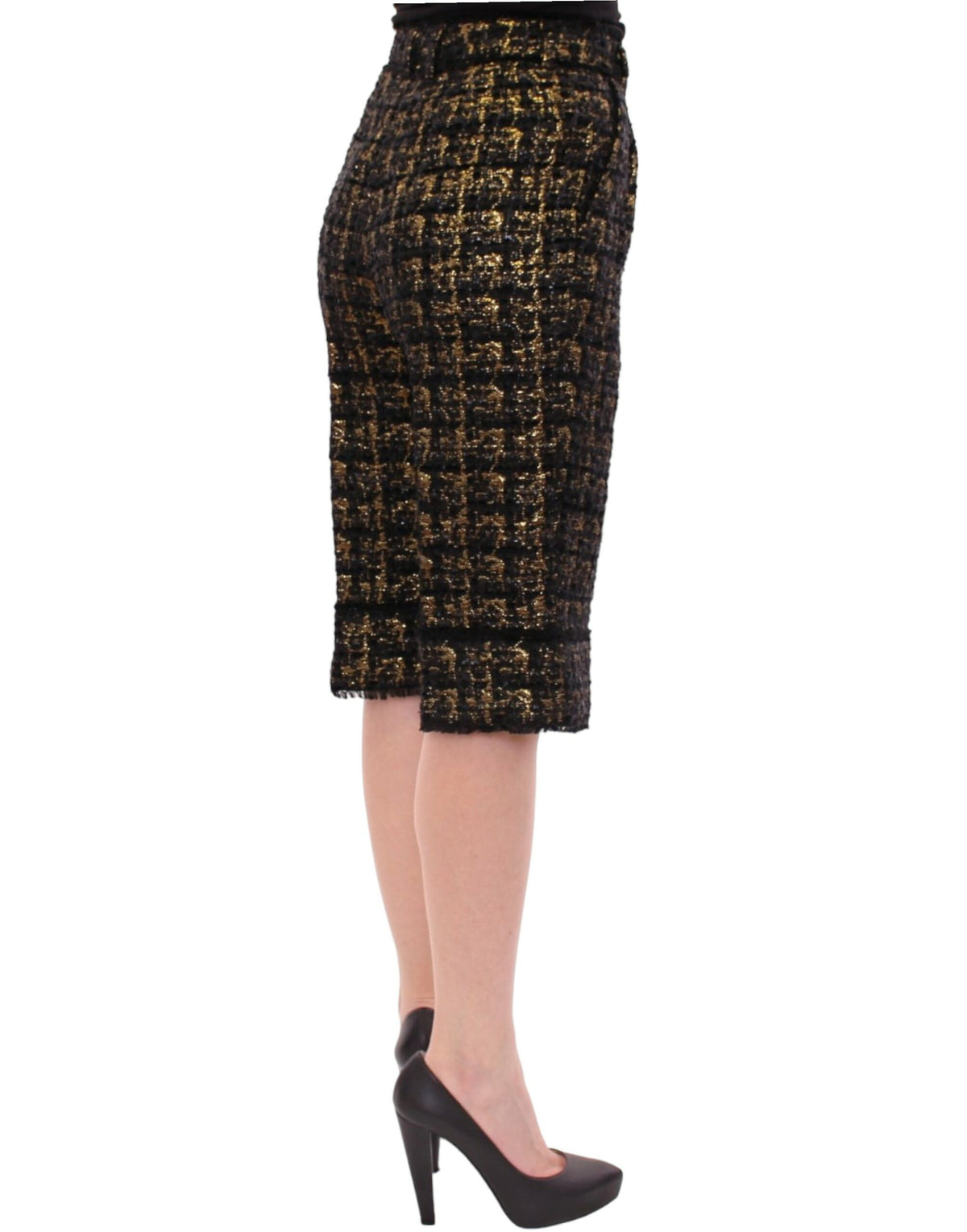 Dolce & Gabbana Black fabric shorts Women's pants