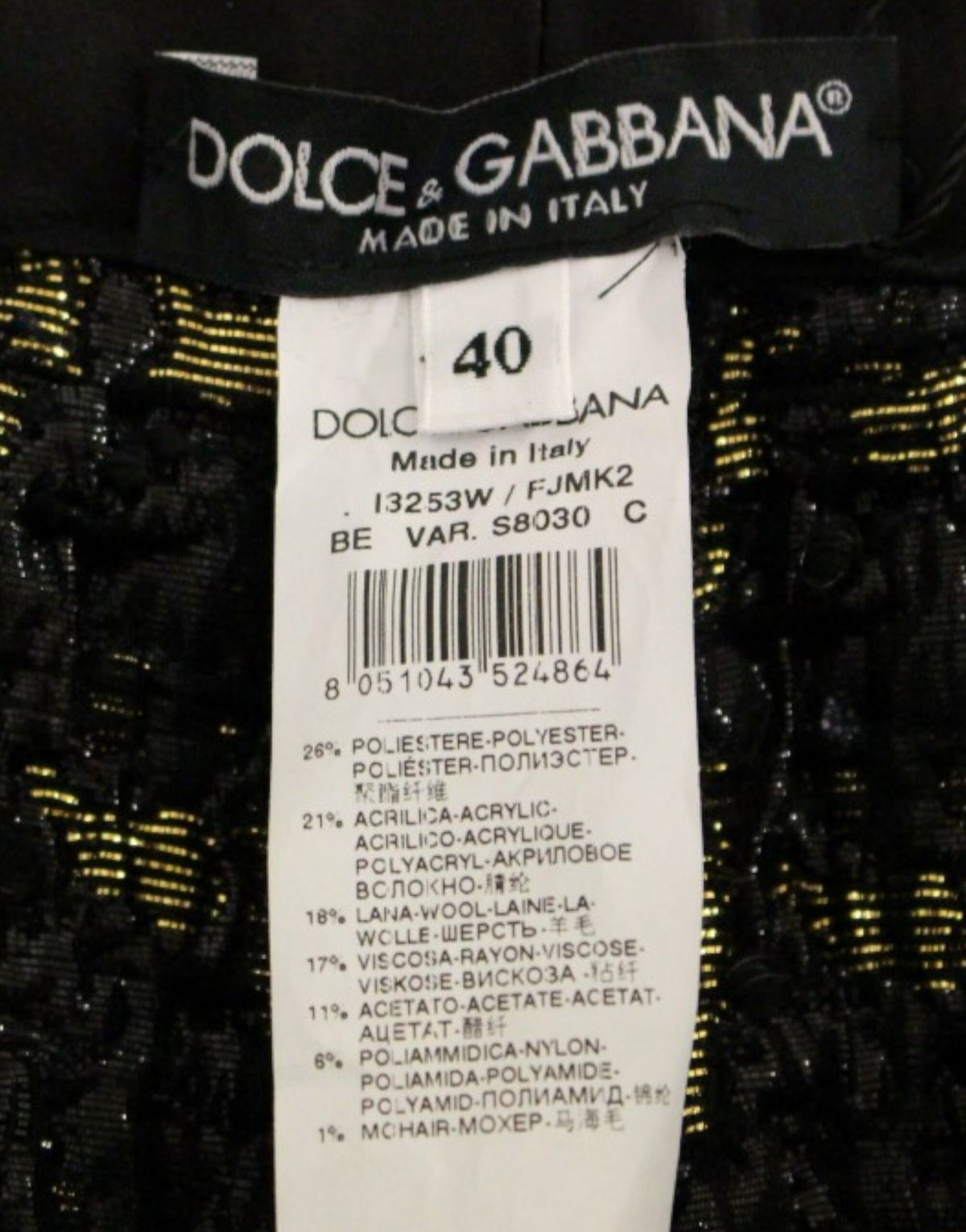 Dolce & Gabbana Black fabric shorts Women's pants