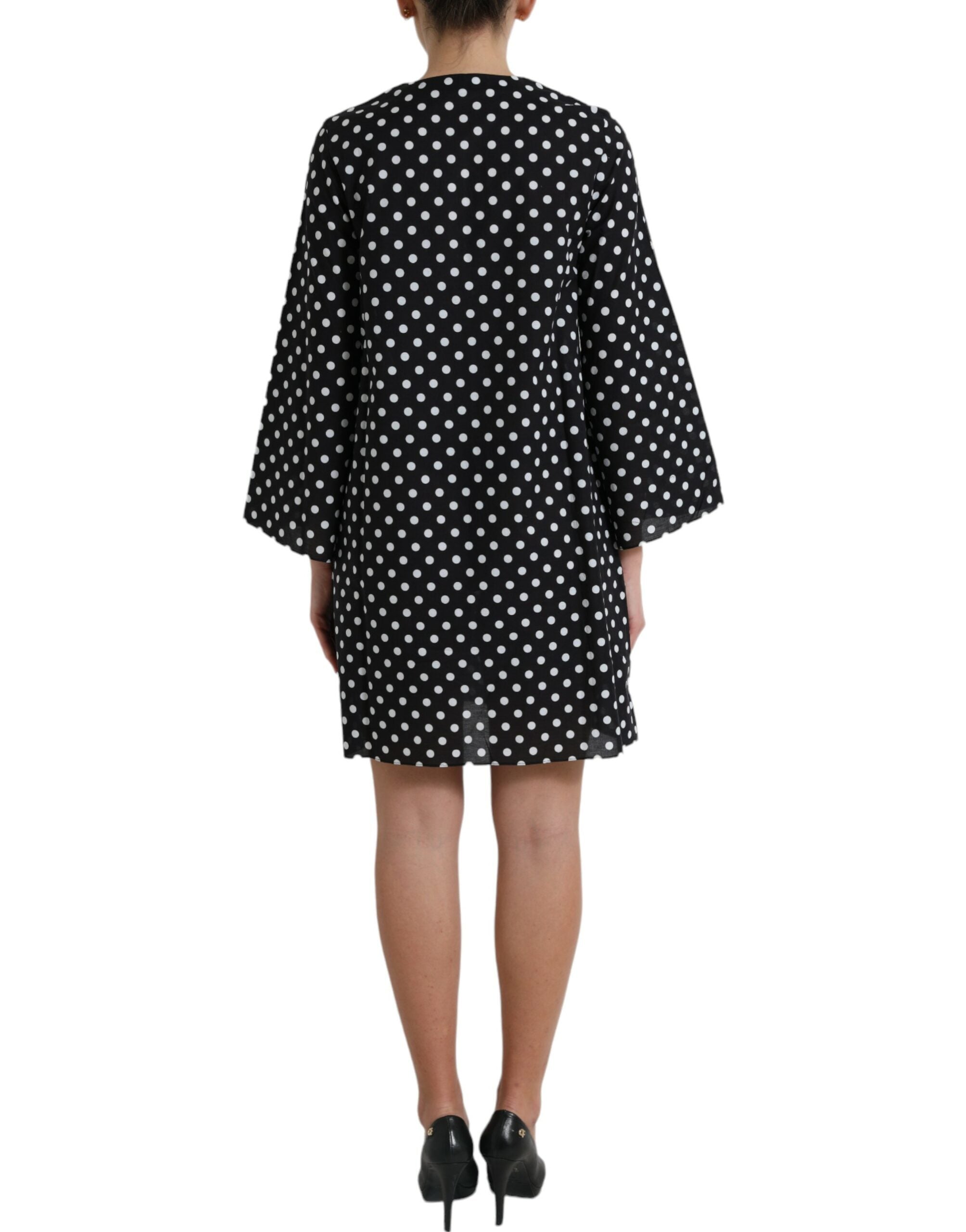 Dolce & Gabbana Elegant Polka Dot Shift Mini Women's Dress