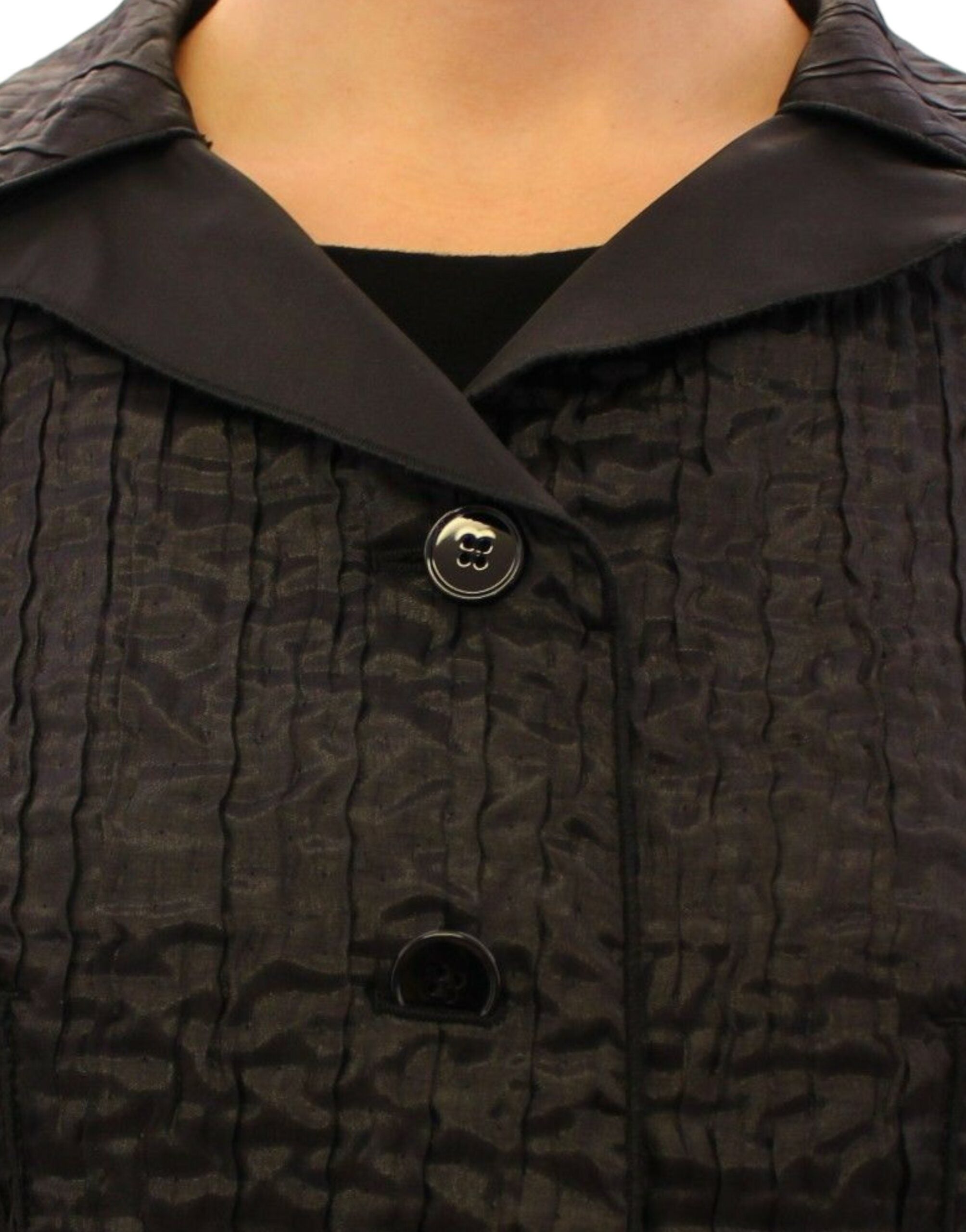 Dolce & Gabbana Black Short Bolero Shrug Jacket Women's Coat