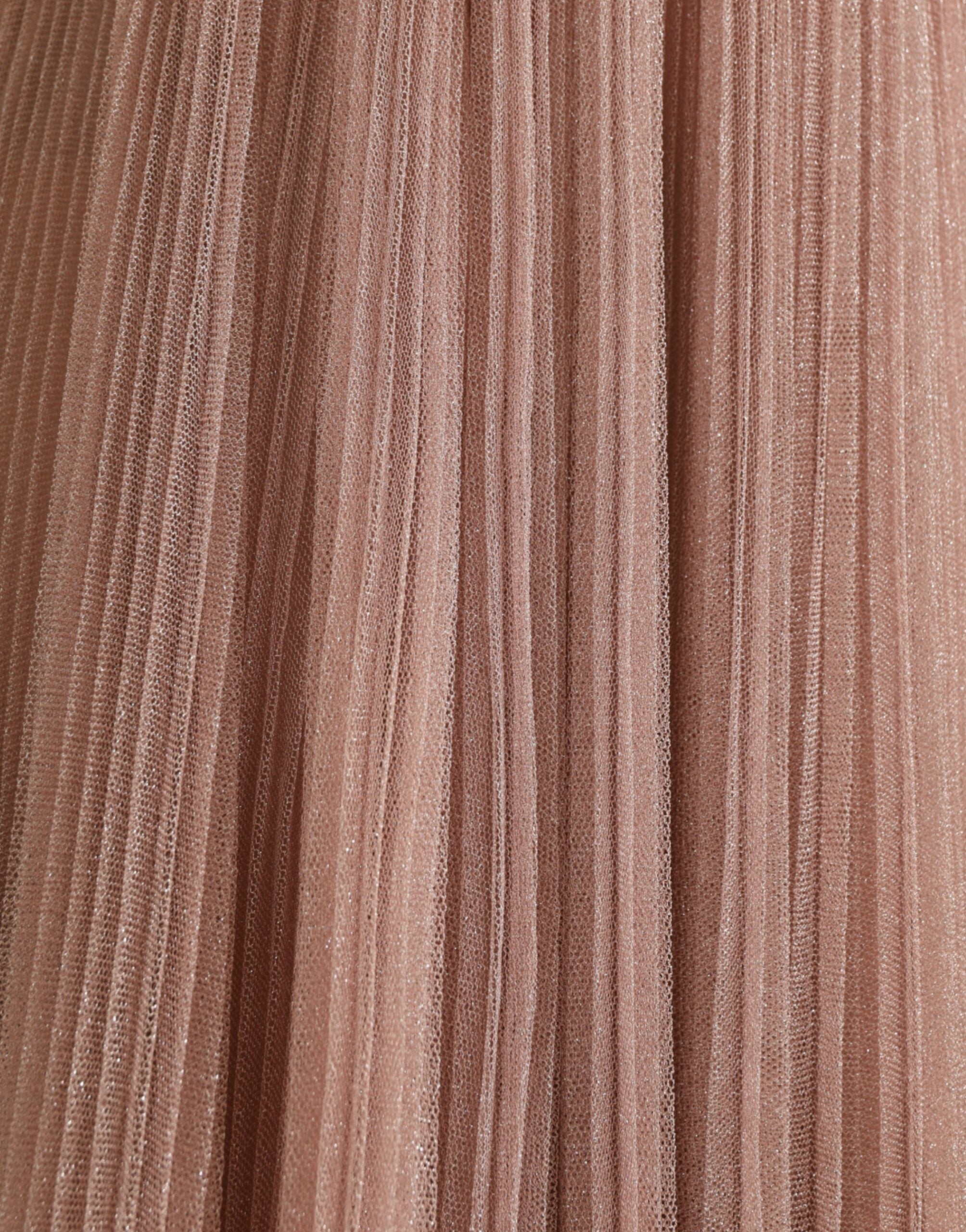 Dolce & Gabbana Pink One Shoulder Pleated Lame Tulle Women's Dress