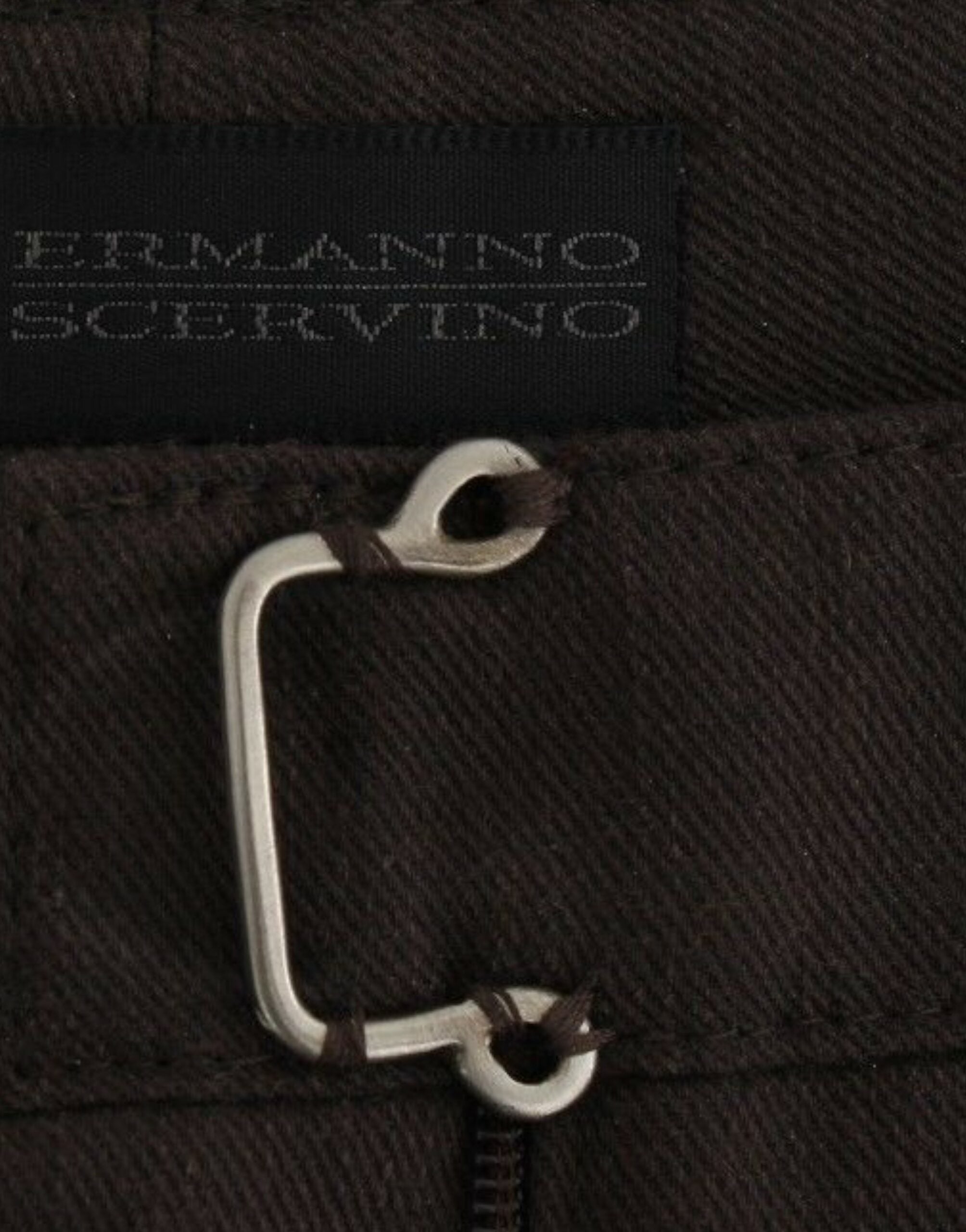 Ermanno Scervino Chic Brown Cotton Dress Women's Pants