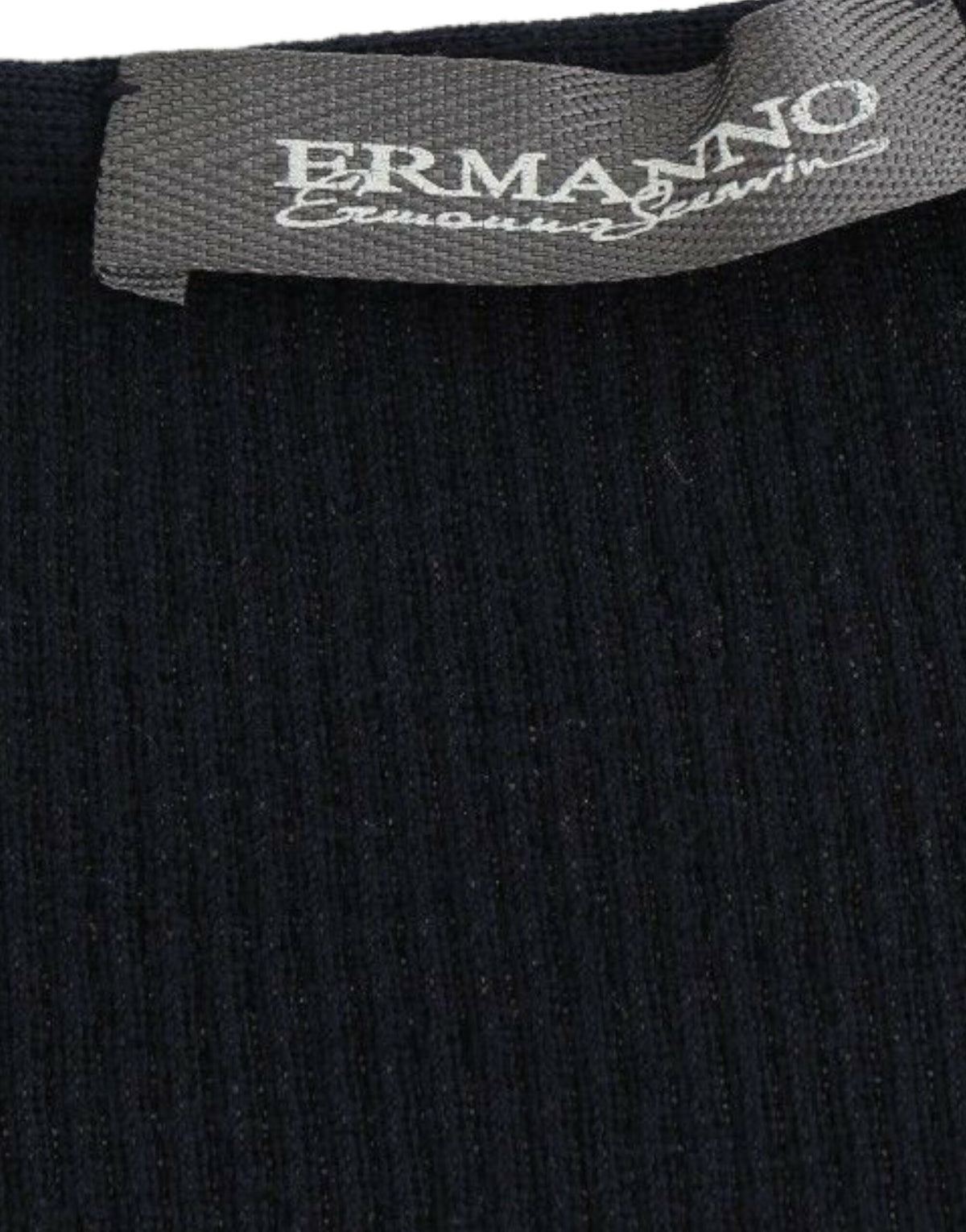 Ermanno Scervino Blue Knitted Wool Stretch Sweater Women's Top