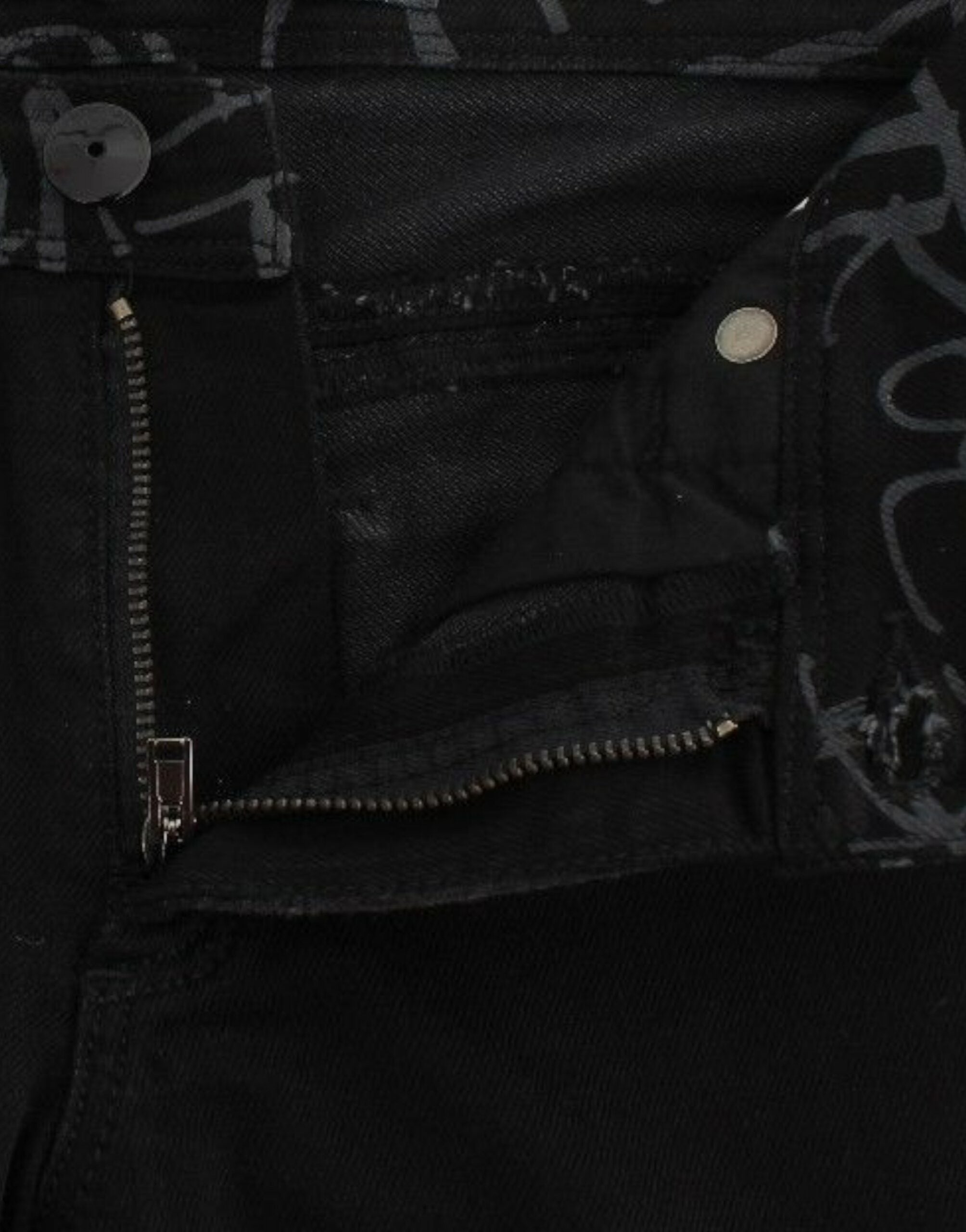 Ermanno Scervino Black Slim Jeans Denim Pants Skinny Women's Stretch