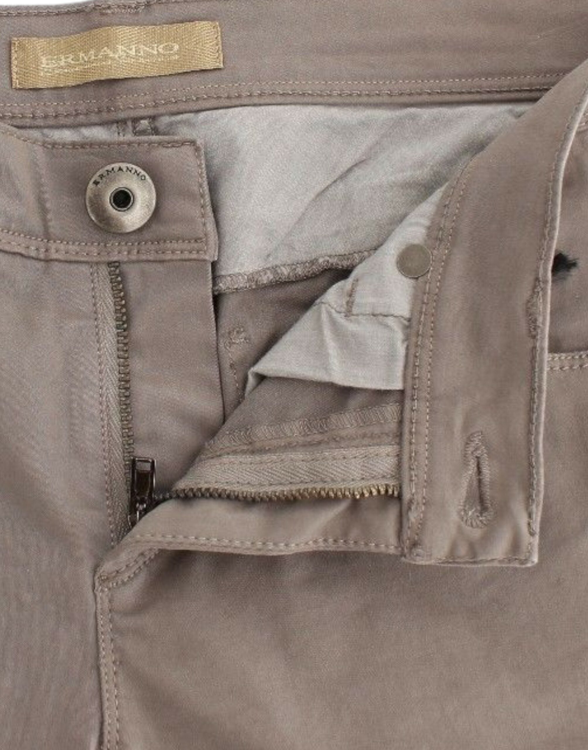 Ermanno Scervino Taupe Beige Slim Jeans Denim Pants Women's Skinny
