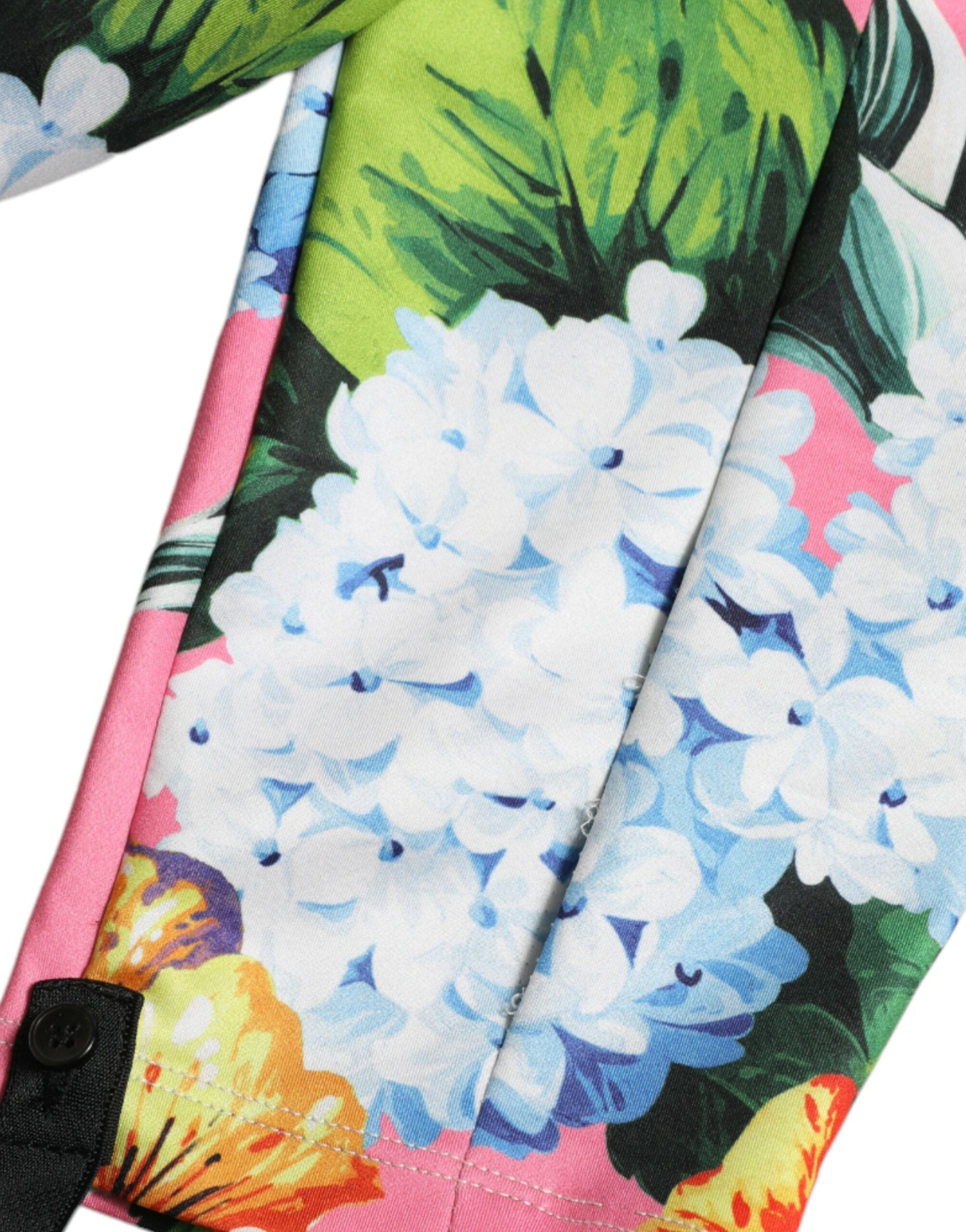 Dolce & Gabbana Multicolor Floral High Waist Leggings Women's Pants