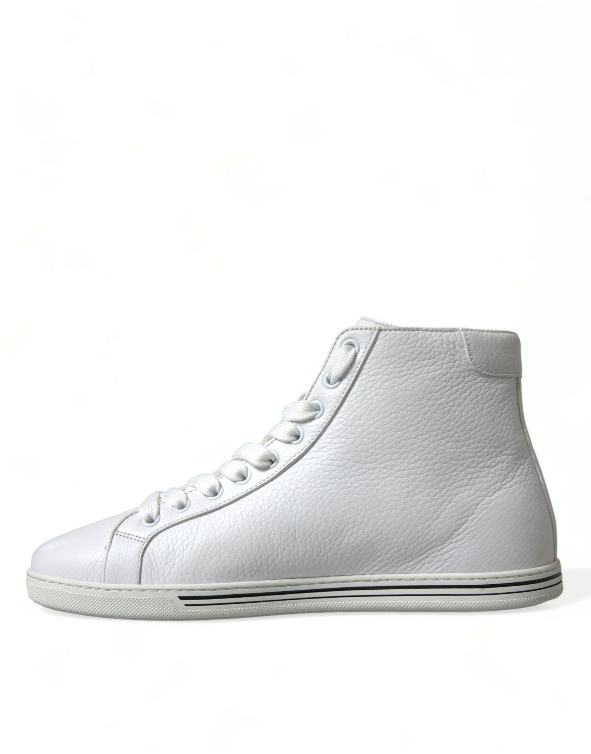 Dolce & Gabbana White Saint Tropez High Top Men Sneakers Men's Shoes