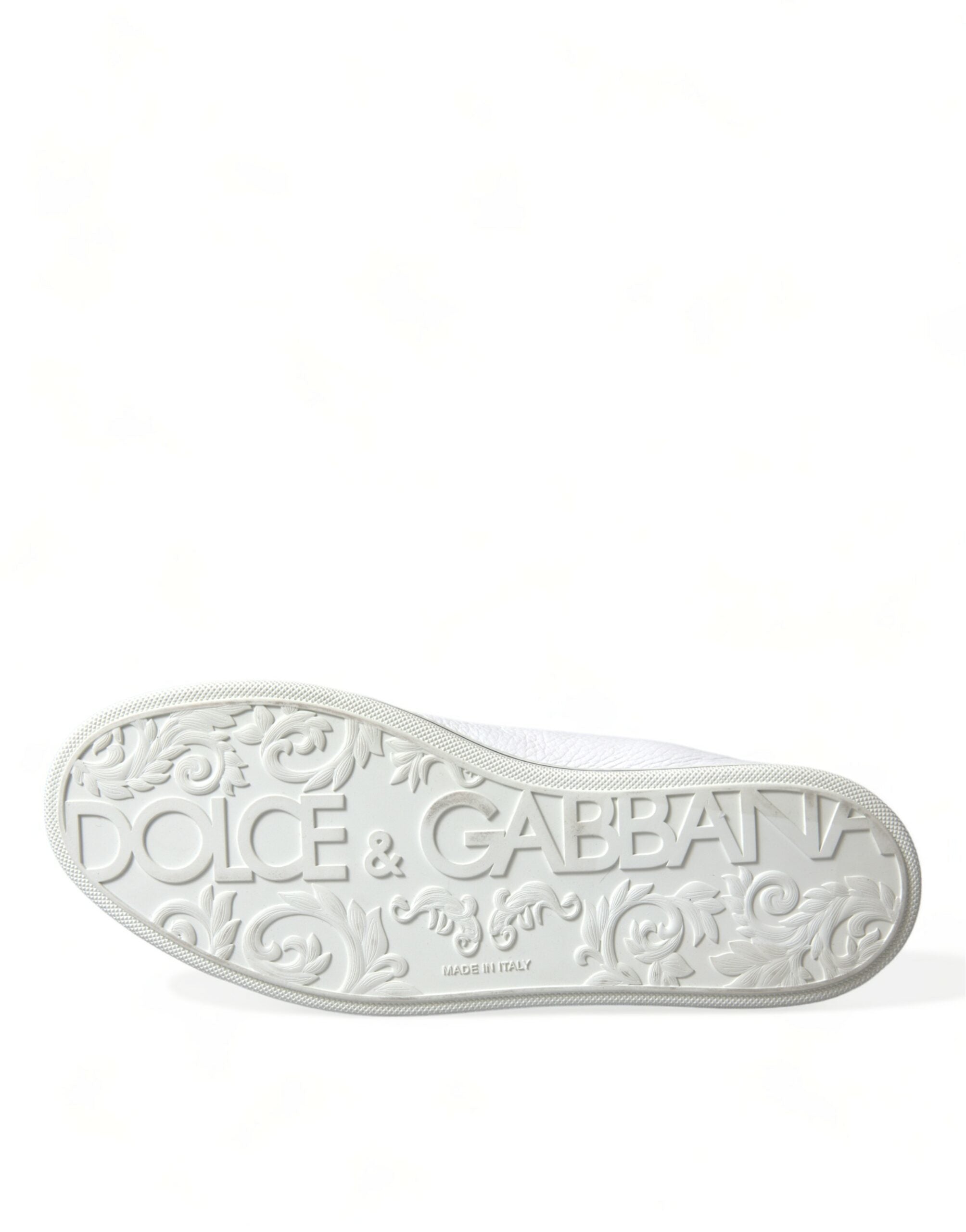 Dolce & Gabbana White Saint Tropez High Top Men Sneakers Men's Shoes