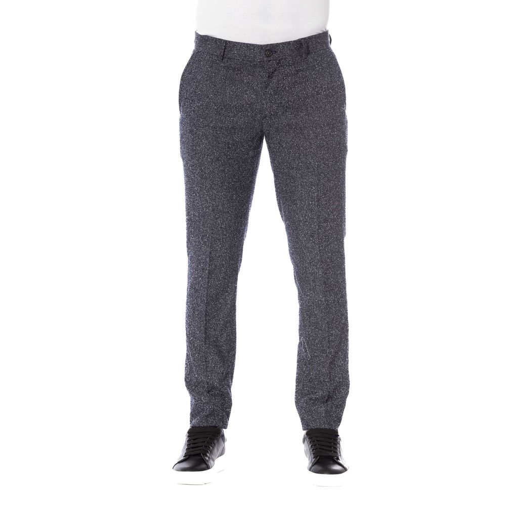 Trussardi Black Cotton Men Men's Pant